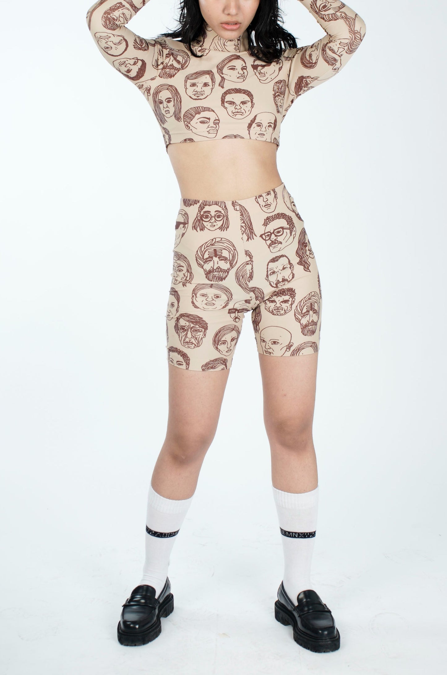 Second Skin Diversity Crop Top(Beige)