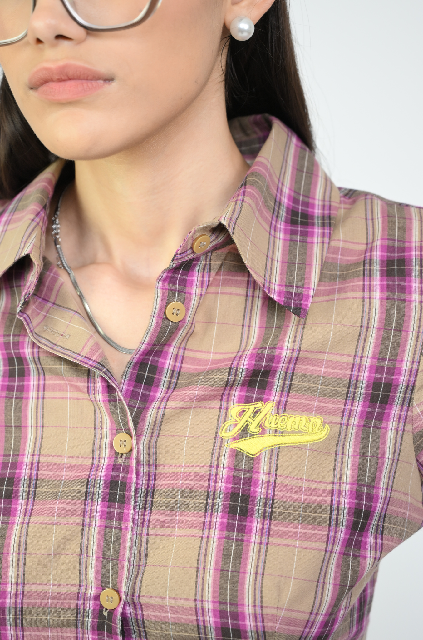 HUEMN Corset style shirt (Brown)