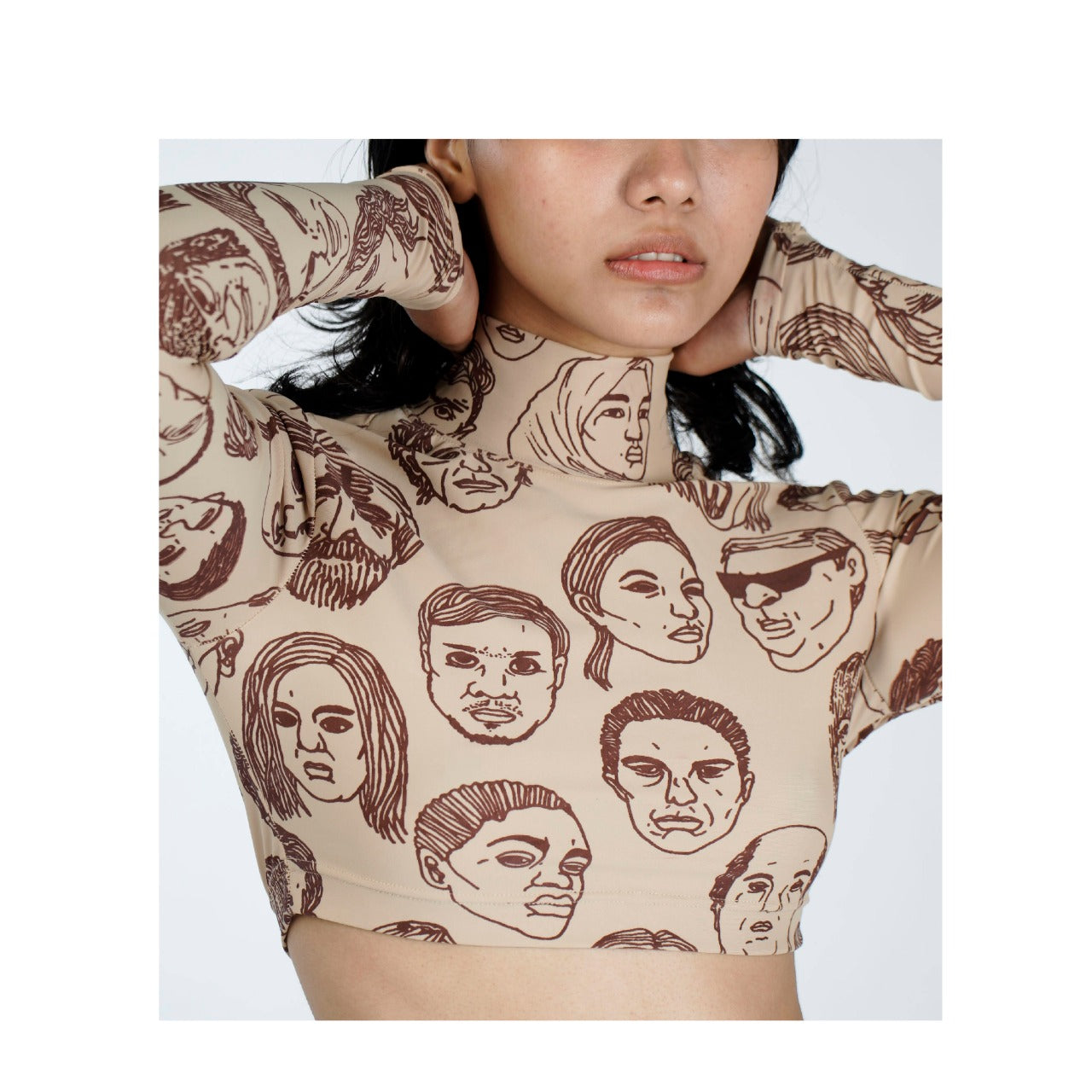 Second Skin Diversity Crop Top(Beige)