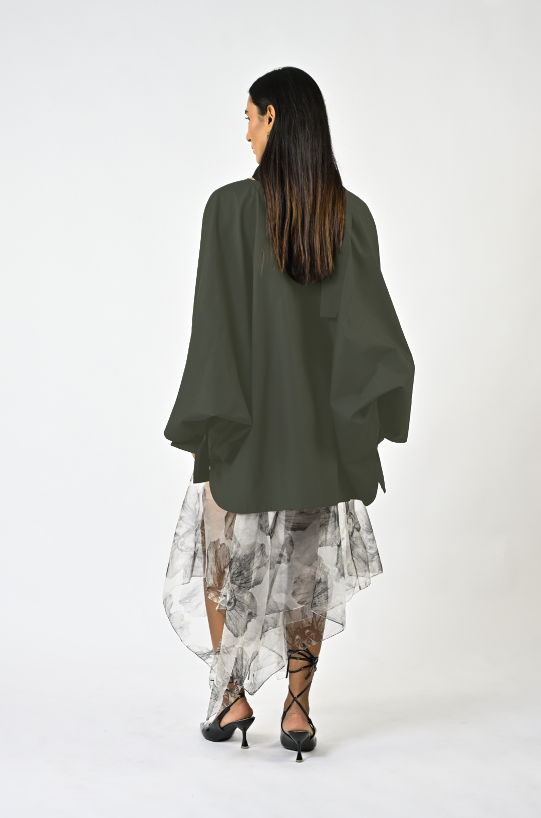 HUEMN Kaftan kurta hybrid - Dark Green