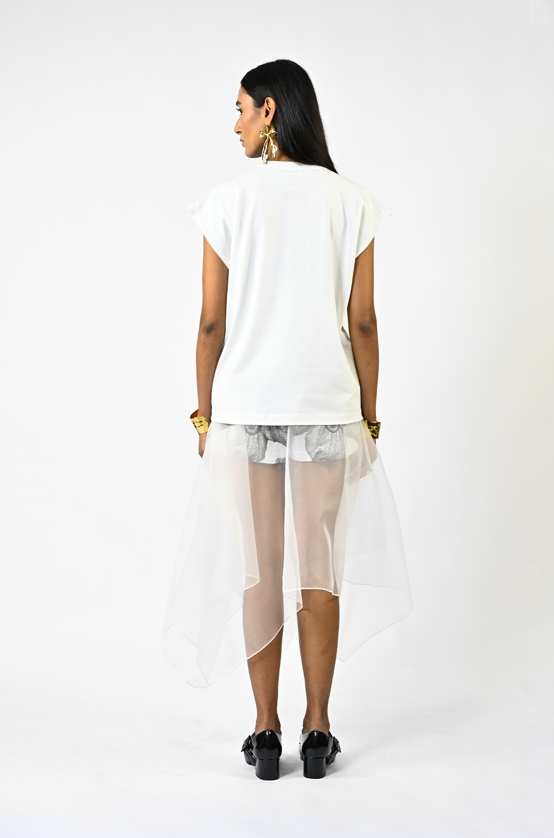 Horse printed sleeveless top