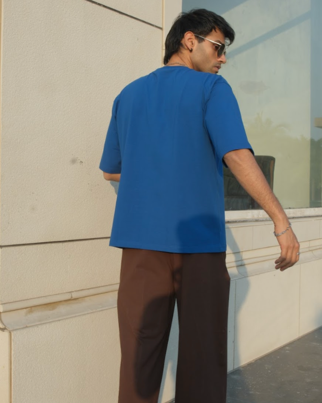 All Day Oversized Tee - Electric Blue