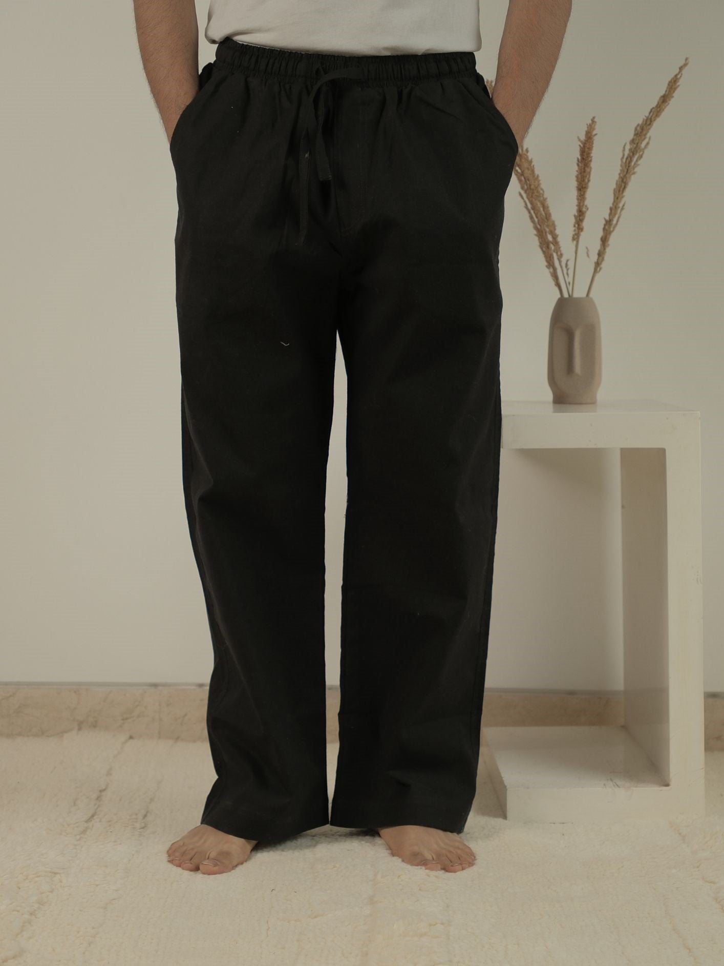 Linen Pant - Black