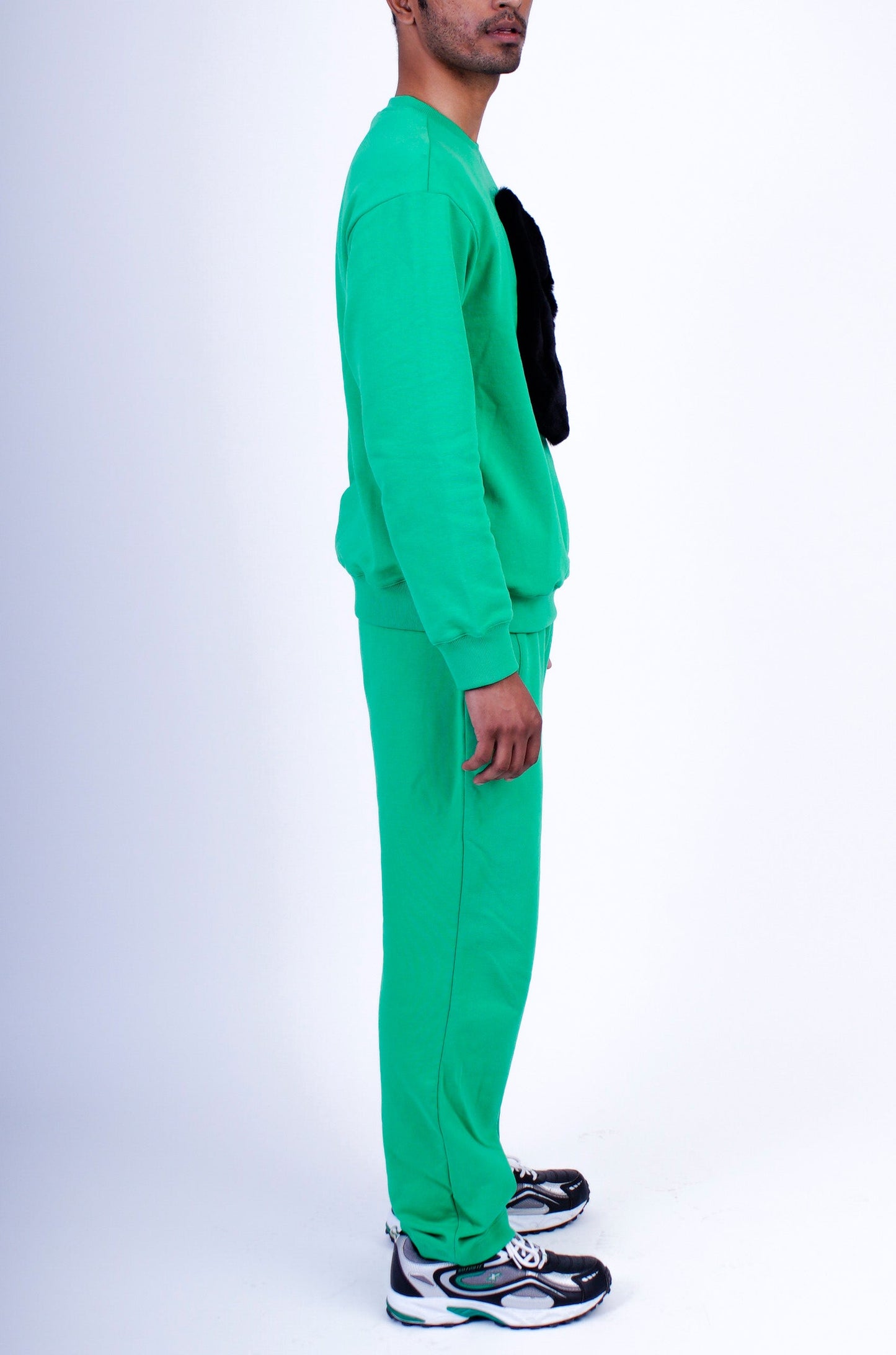 Huemn Classic Handmade Gorilla Sweatshirt (Lime Green)