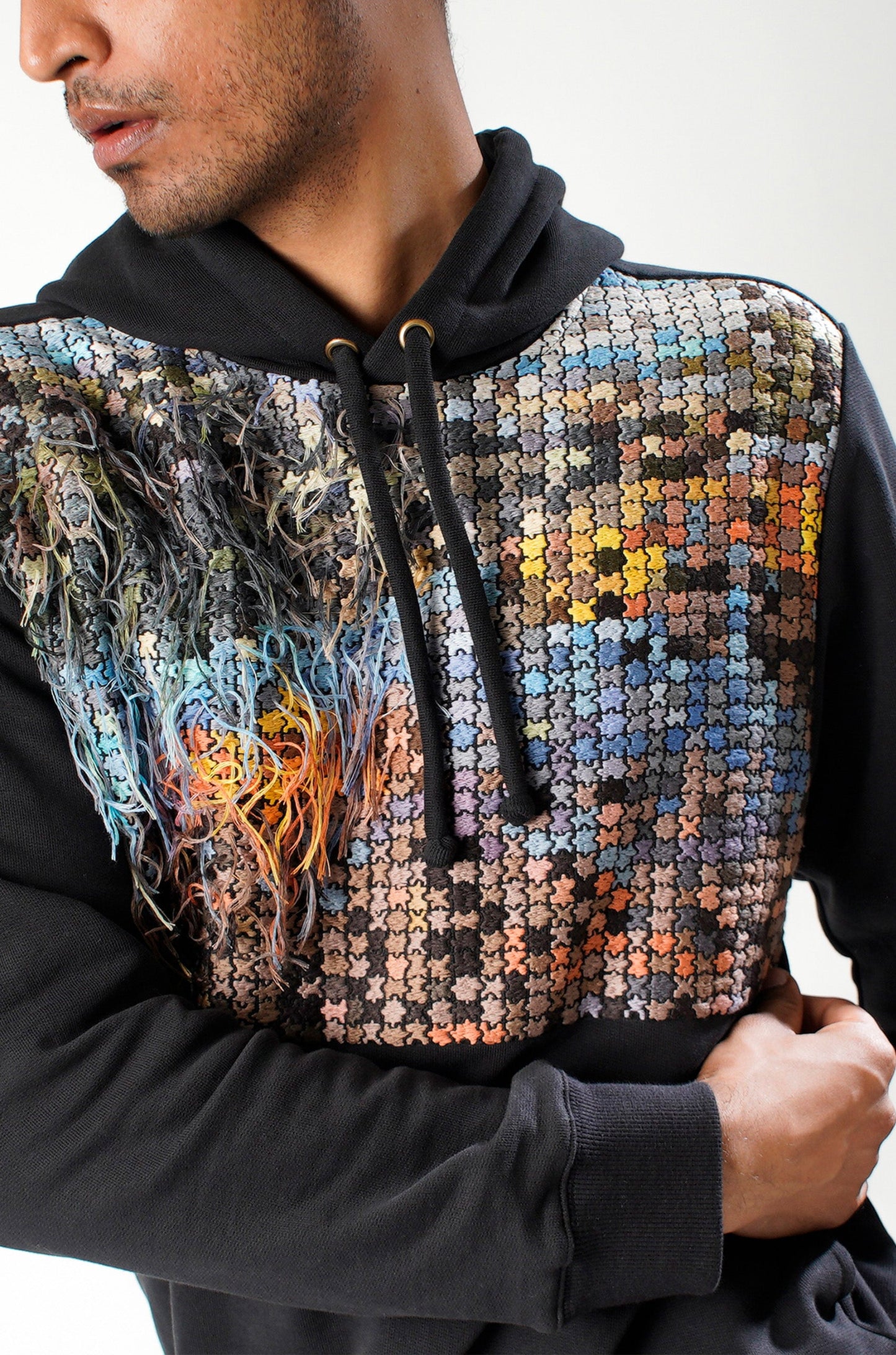 Handcrafted 'Pixel' Hoodie