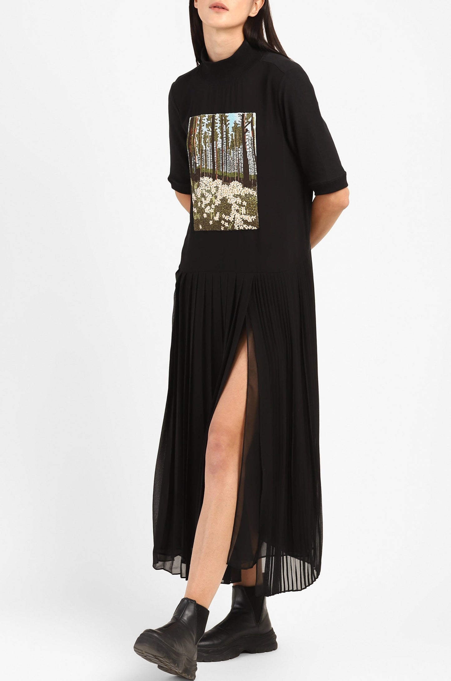 'The Trees' Handcrafted Dress