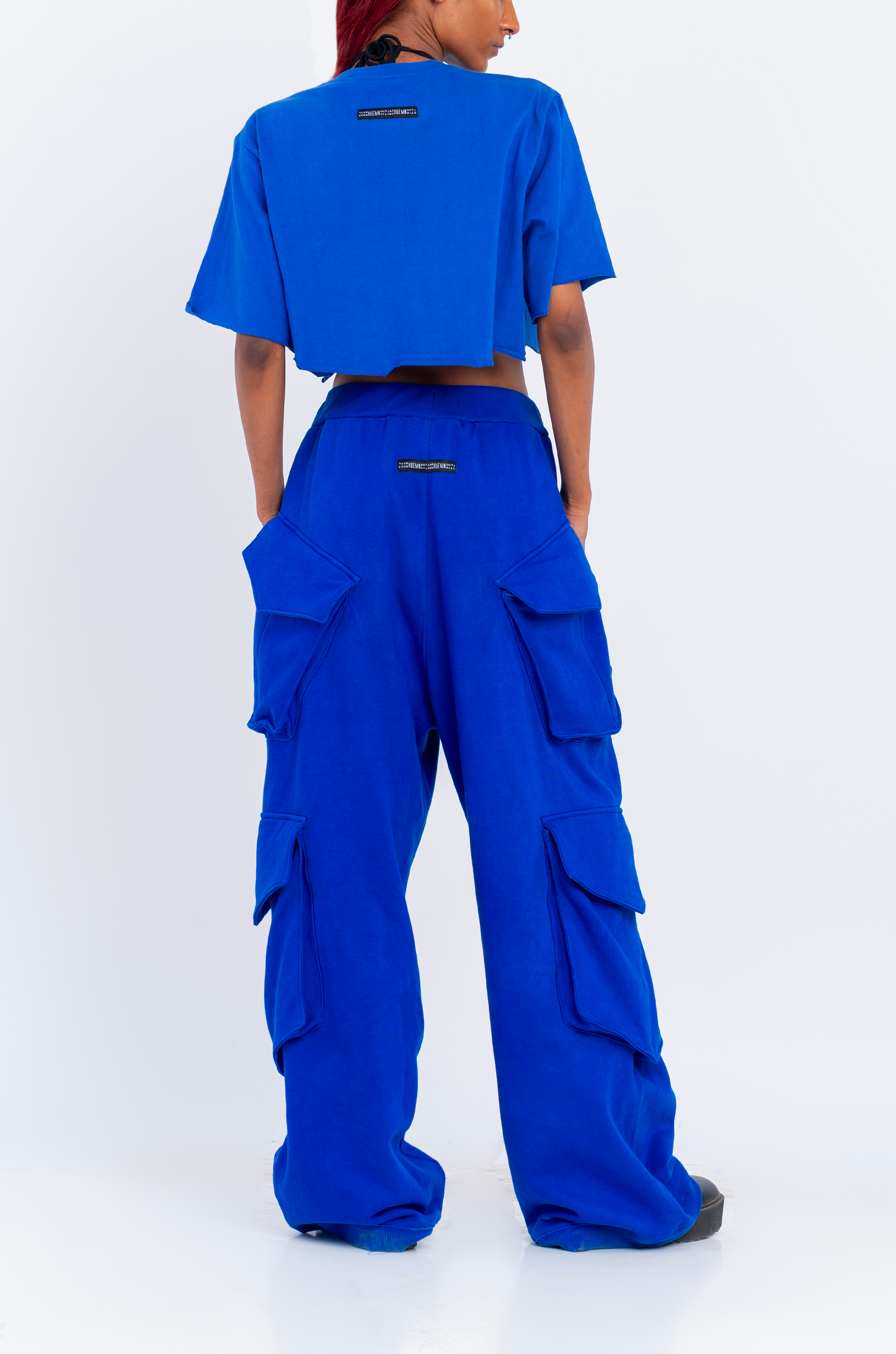Huemn Flap Pocket Sweatpant (Blue)