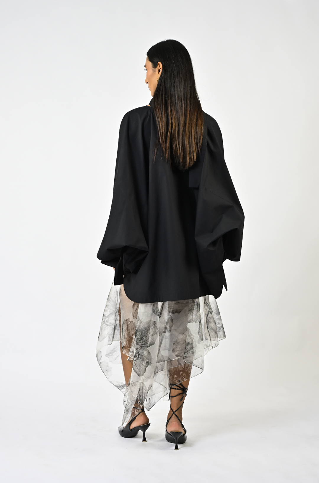 Handkerchief organza skirt