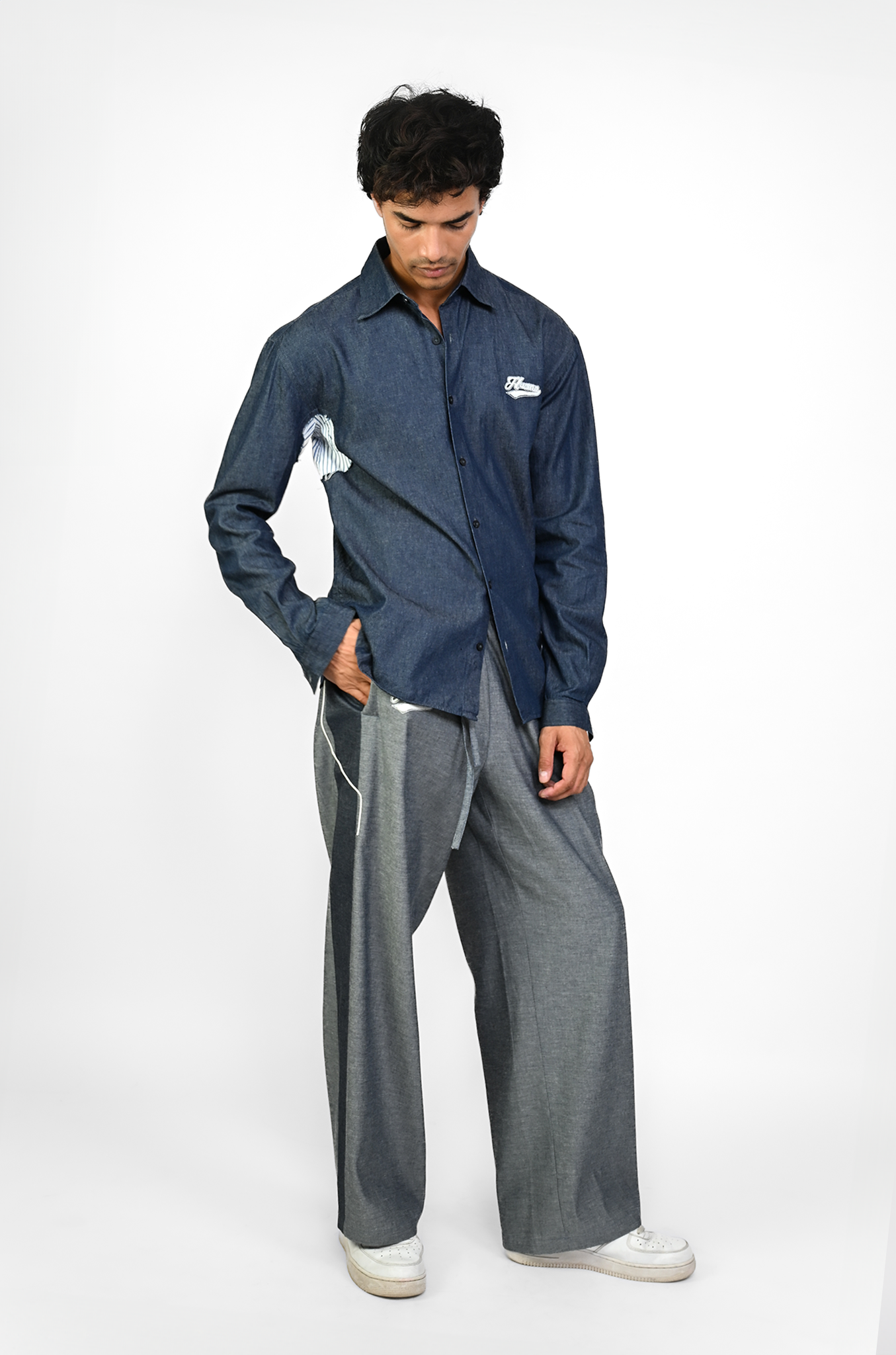 Classic denim shirt (Indigo)