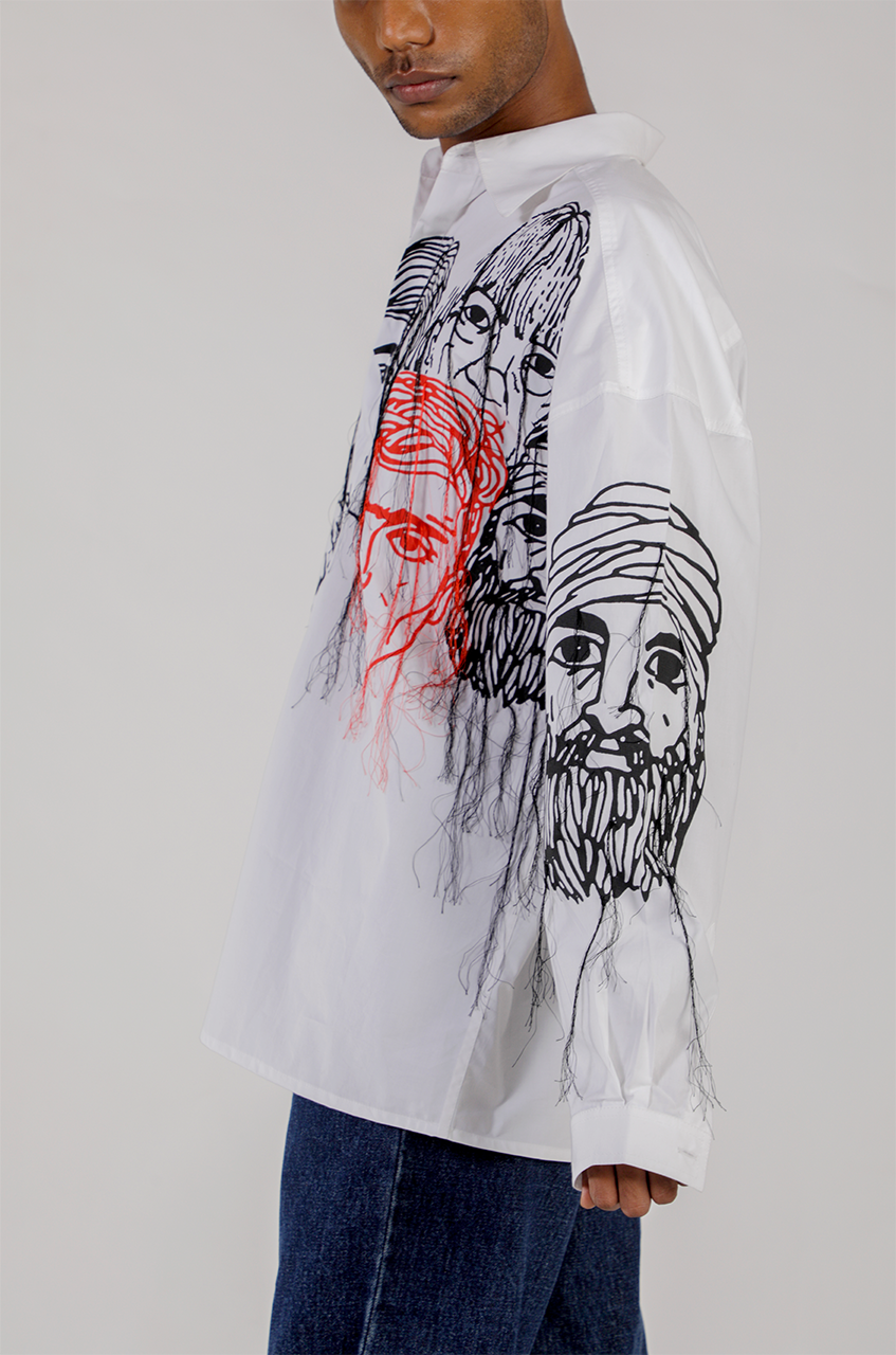 Handcrafted Diversity Stream Shirt 2.0 (White)