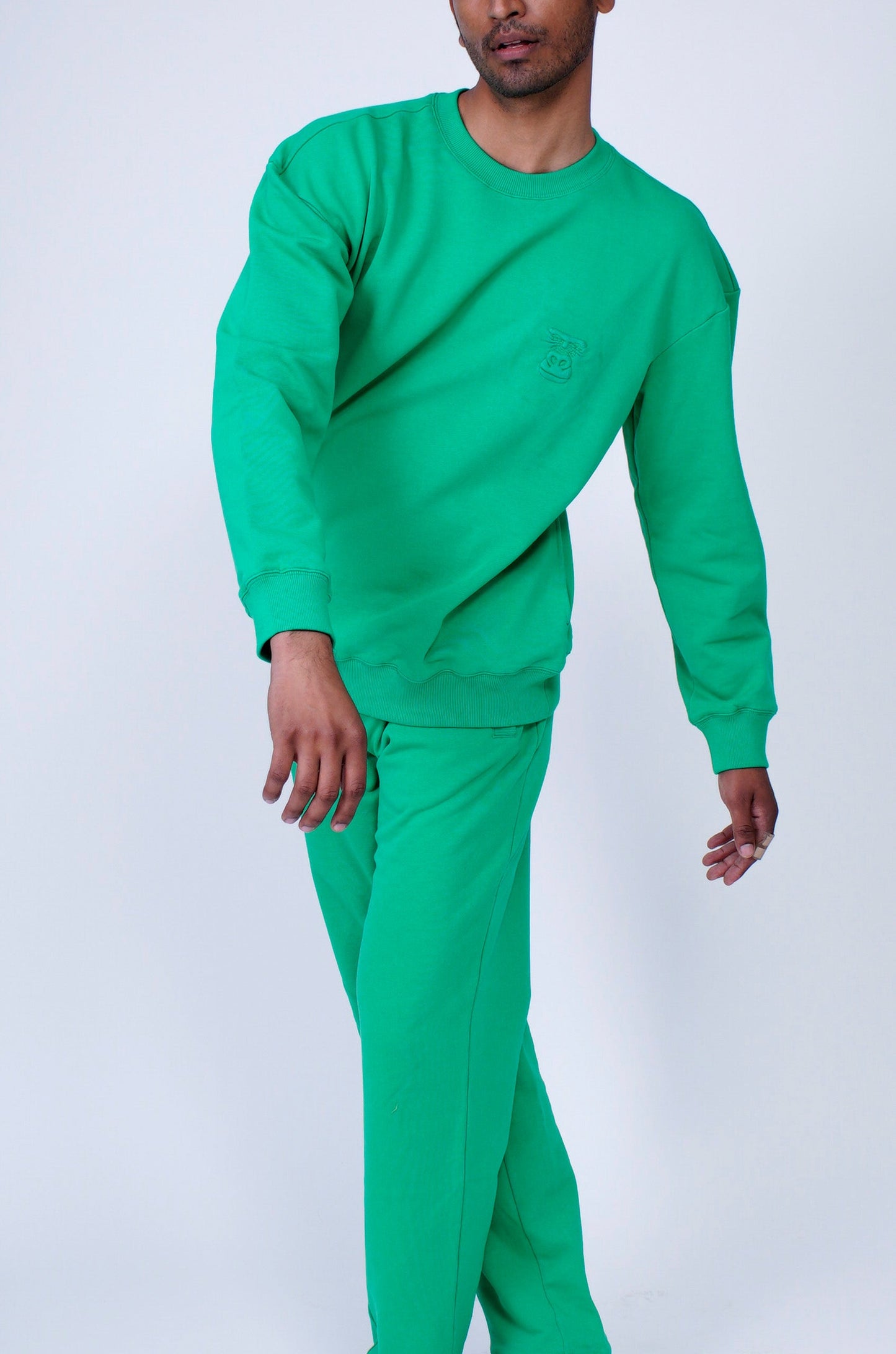 Huemn Gorilla Insignia Co-Ords Set (Lime Green)