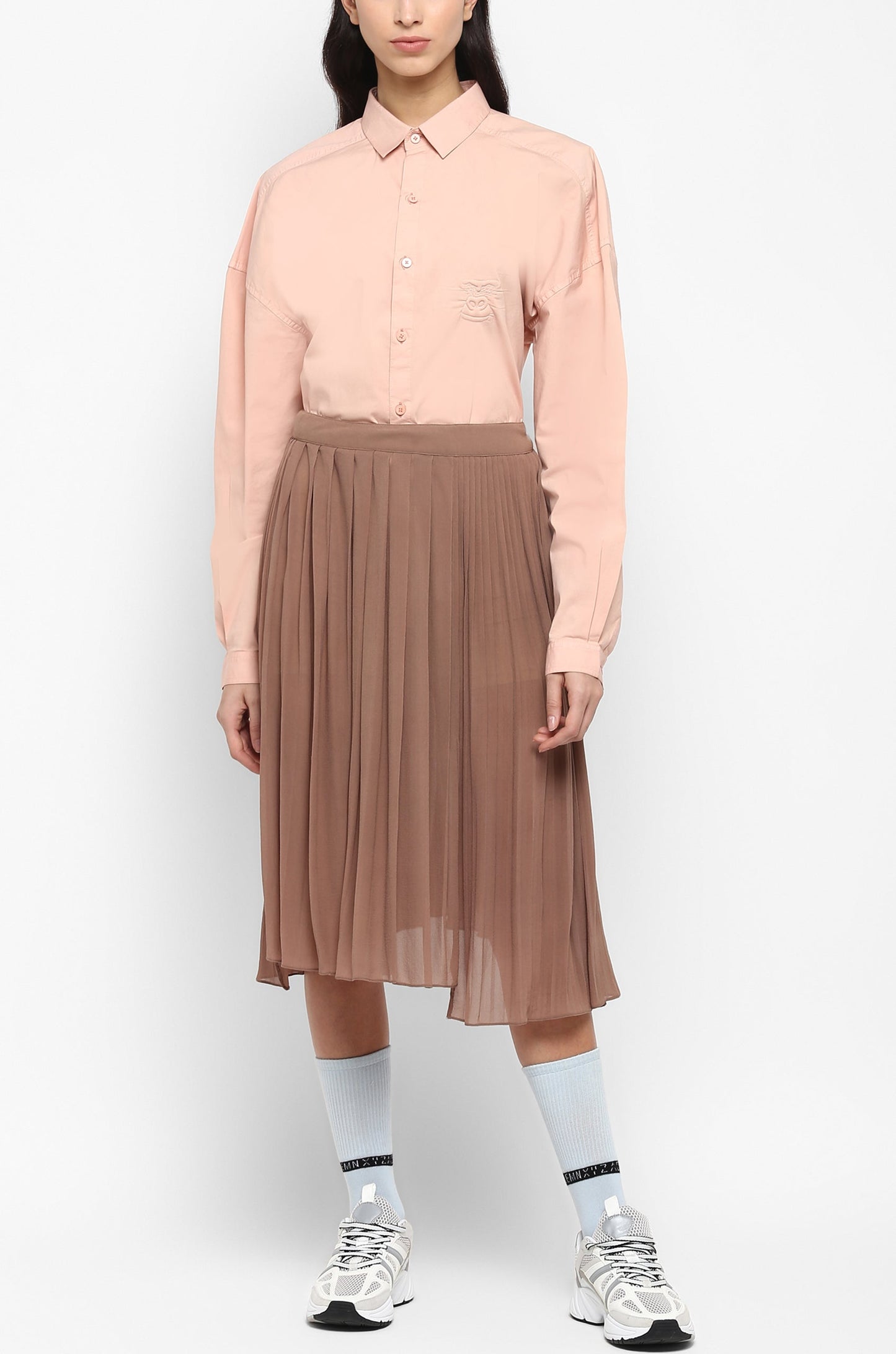 Huemn Gorilla Insignia Oversized Shirt (Blush)