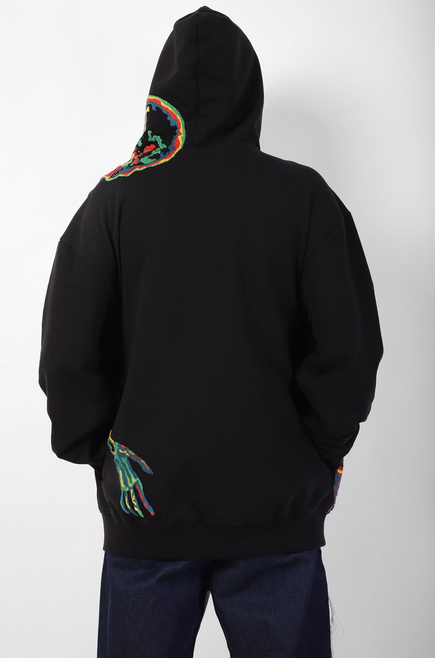 Handcrafted 'Thermochromic Skeleton' Hoodie