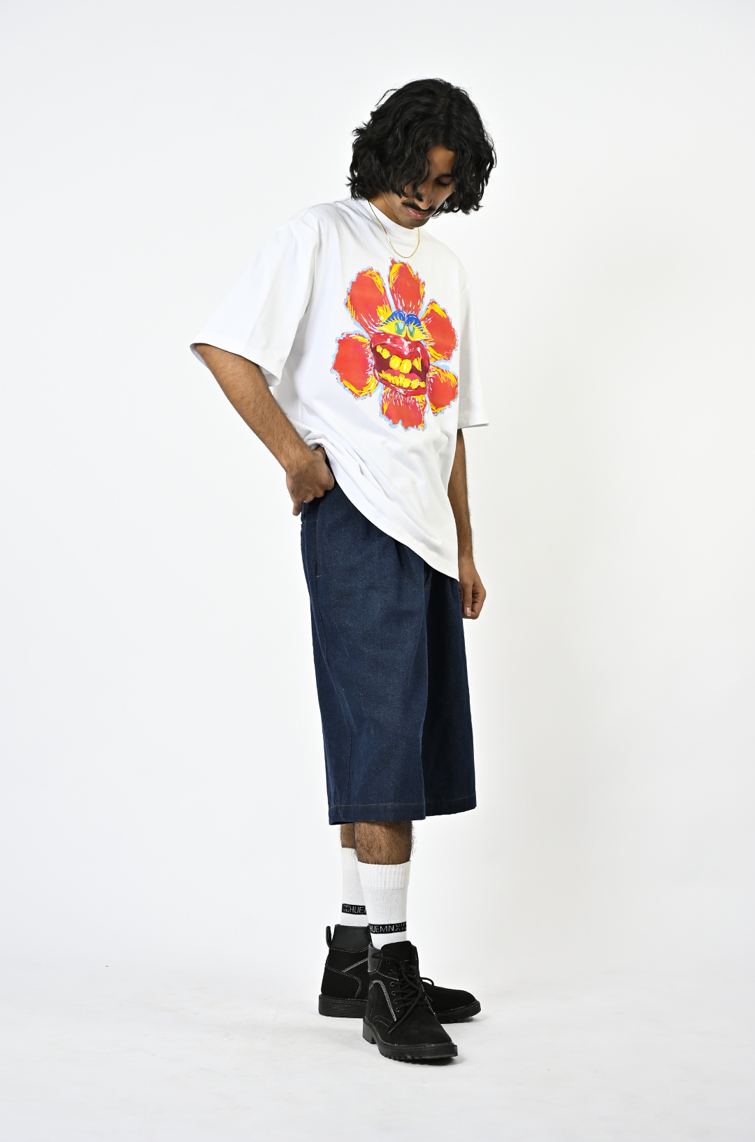 Bright orange expressions t-shirt