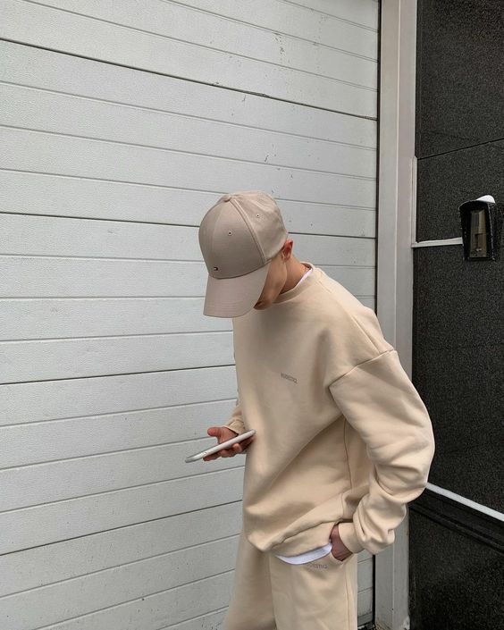 Desert Drift Relaxed Tracksuit – Soft Beige Minimalwear for Men - Prime Fitz