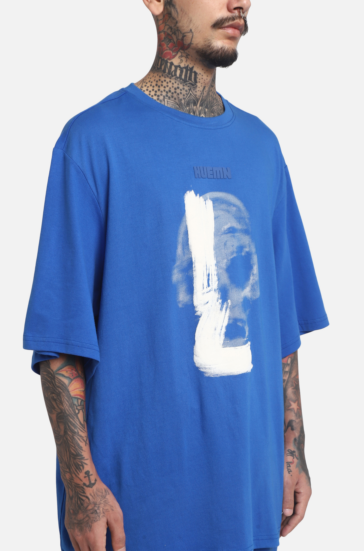 The HUEMN Skull T-shirt (Blue) : Edition 2