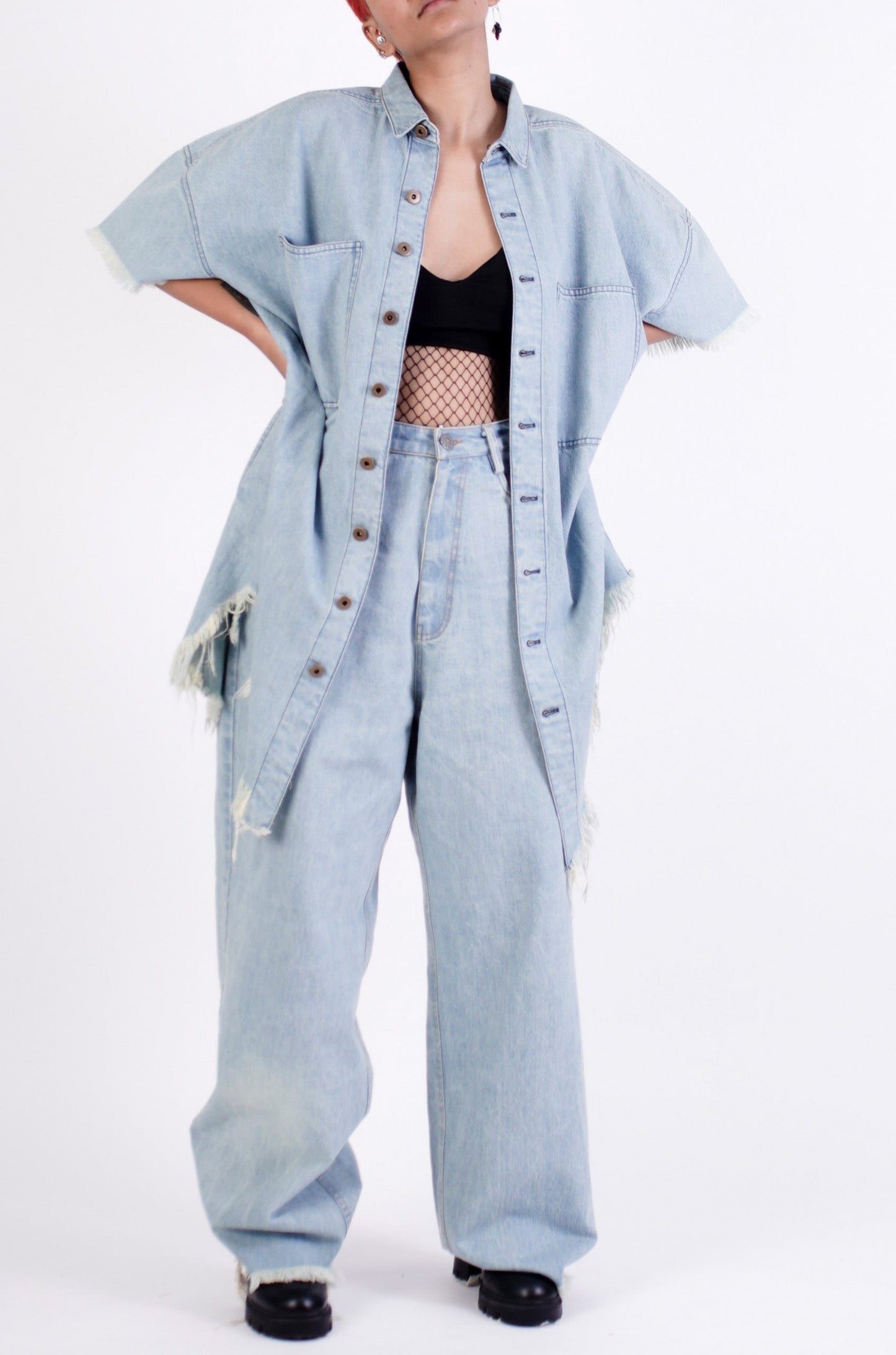 Wide Legged Darwyn Jeans (Light Wash)