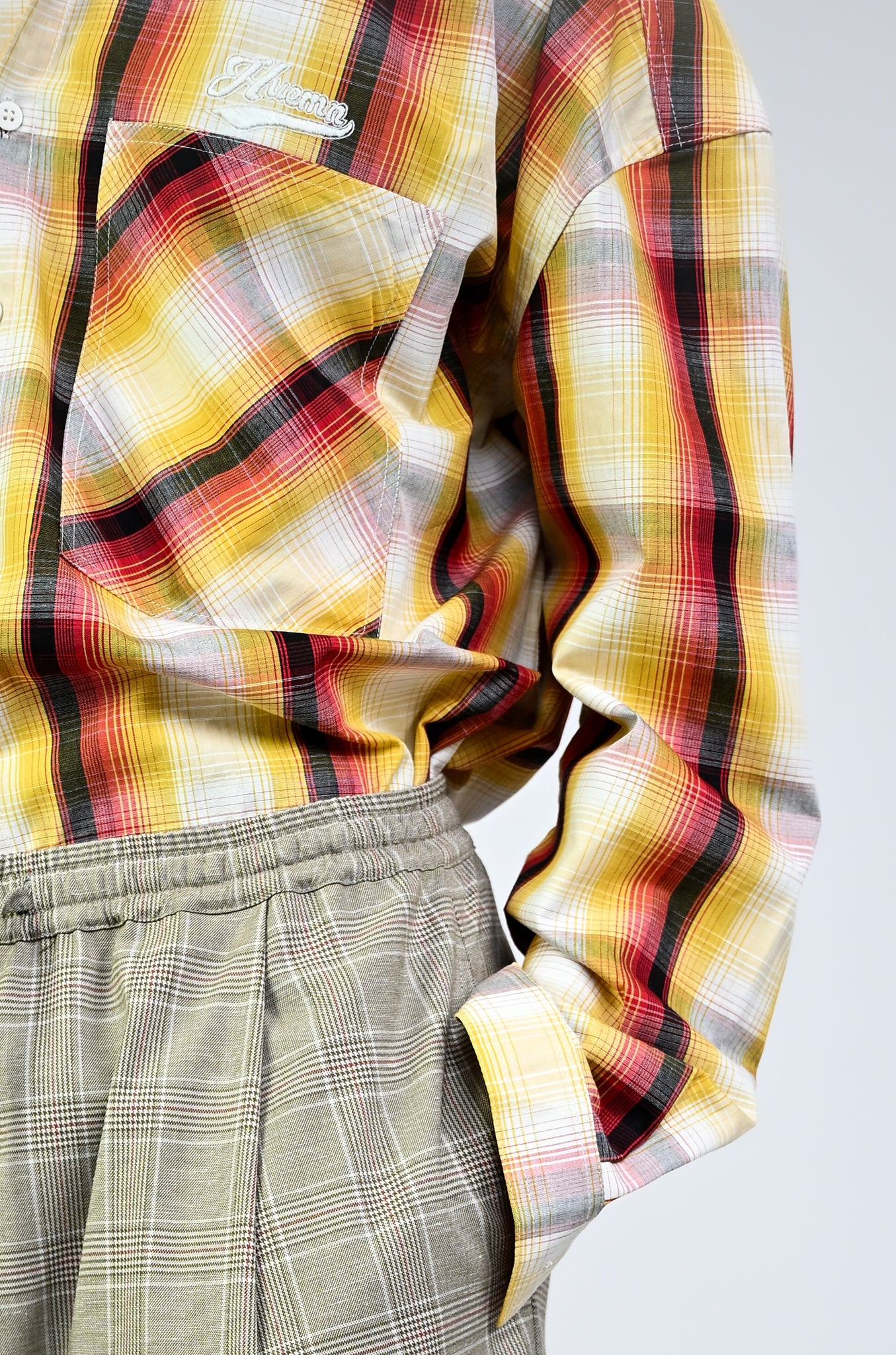 Check-patterned shirt