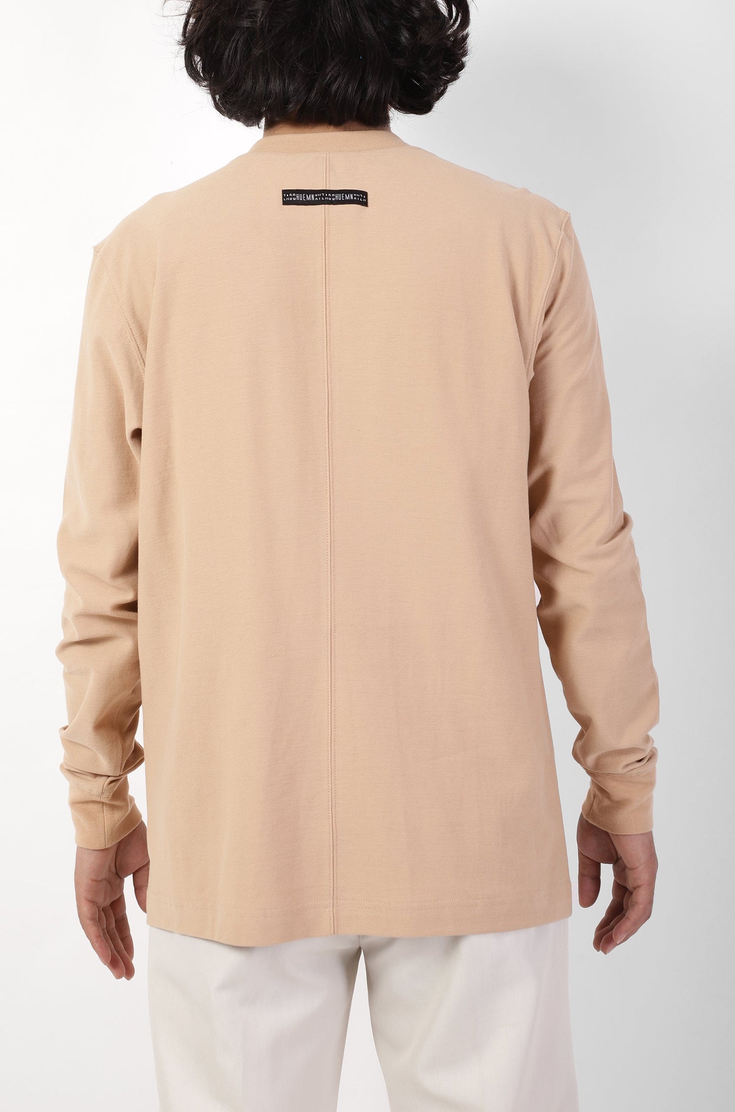 Huemn Basics Fitted Mens T-Shirt (Beige)