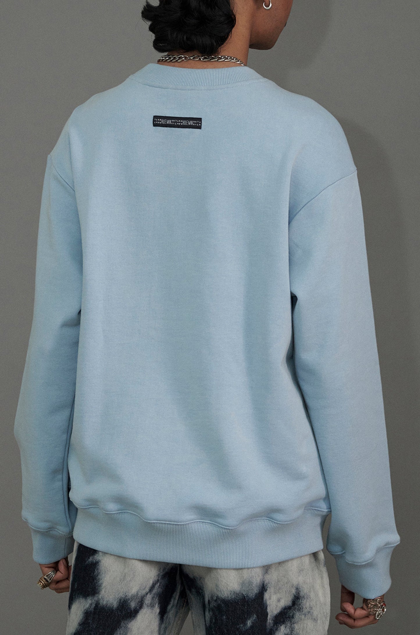 Huemn Classic Handmade Gorilla Sweatshirt (Powder Blue)