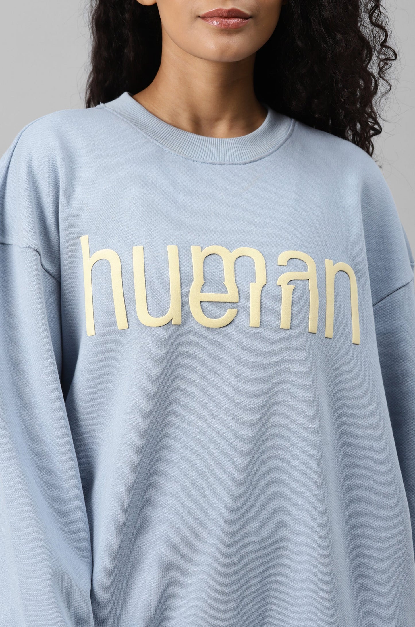 Huemn Human Sweatshirt (Powder Blue)