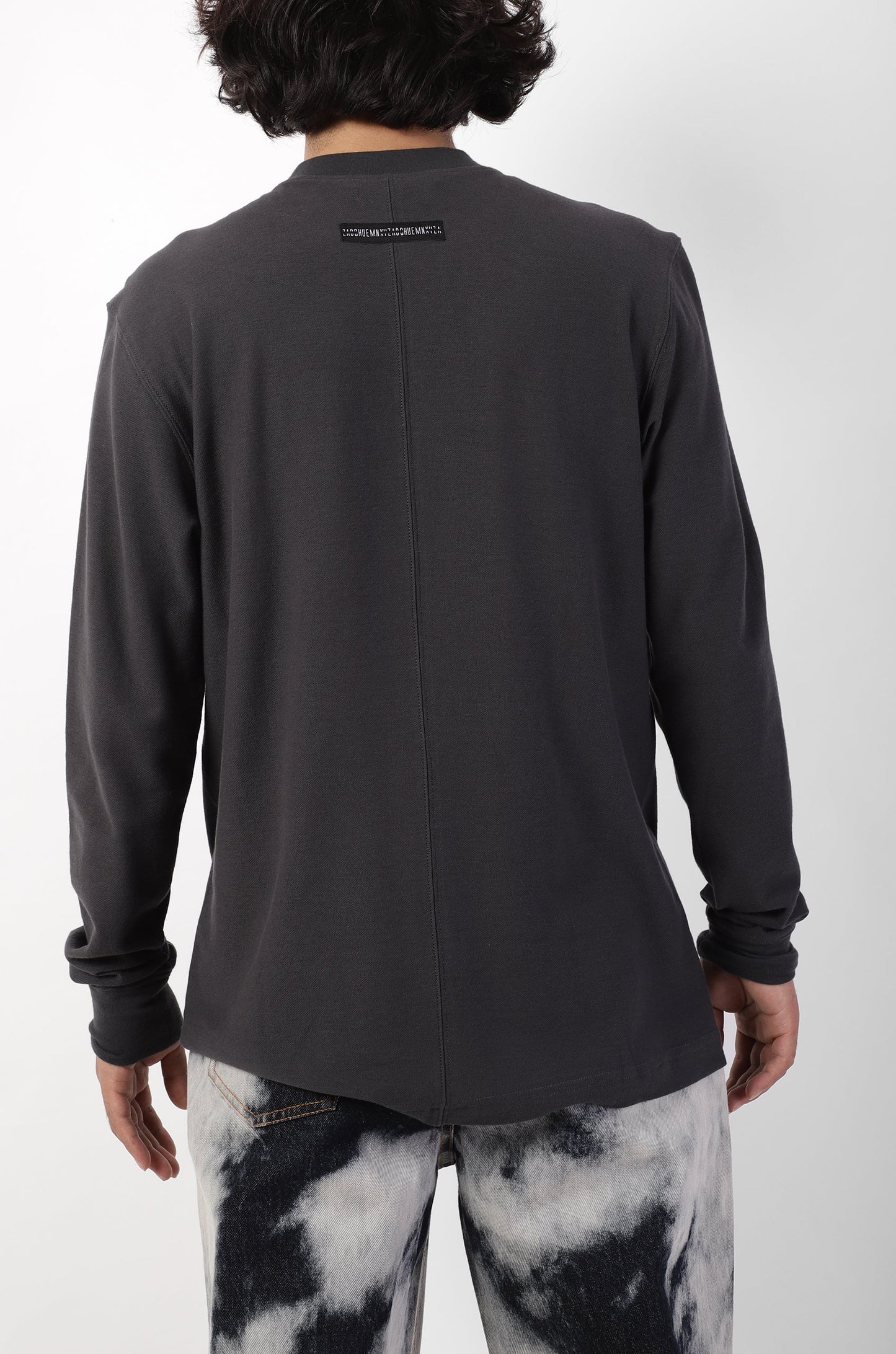 Huemn Basics Fitted Mens T-Shirt (Charcoal)