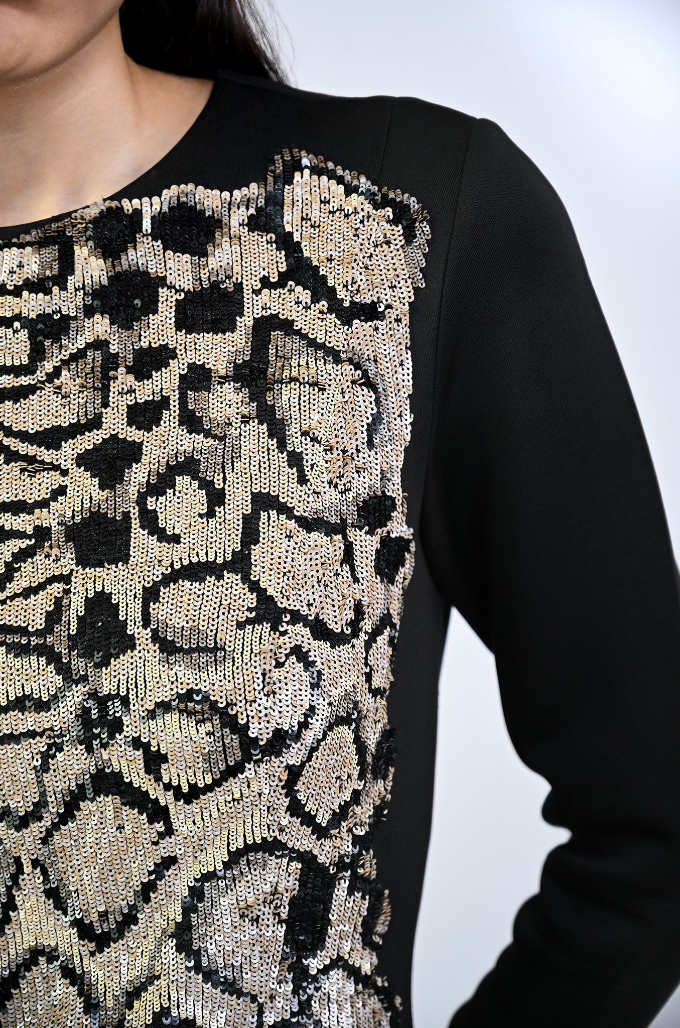 A-line 'Snake-skin' dress