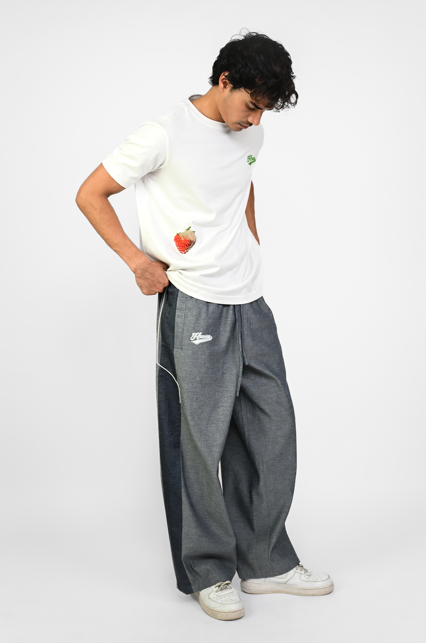 Embroidered White T-shirt