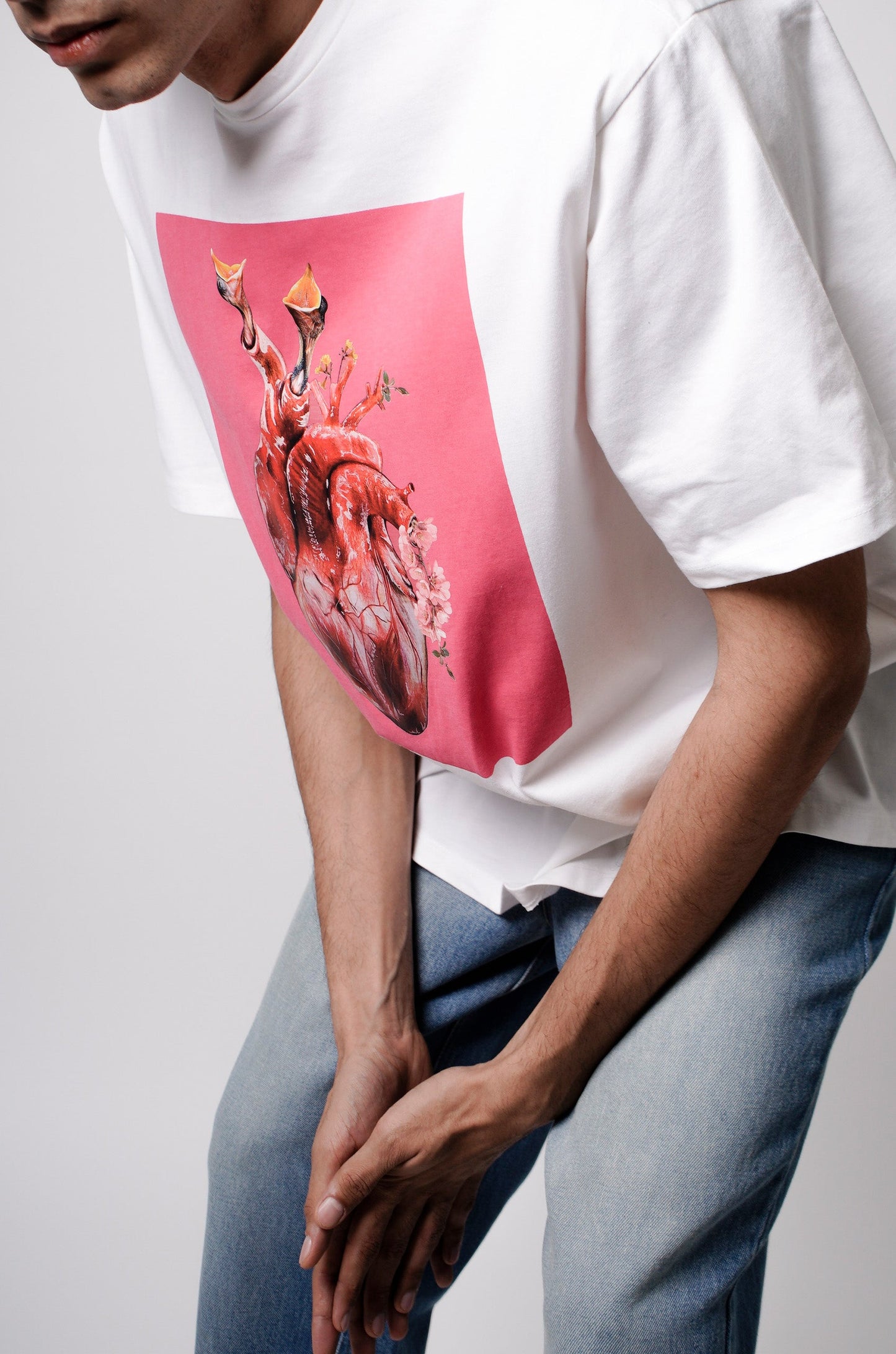 'Birth Of A Heart' T-Shirt (White)