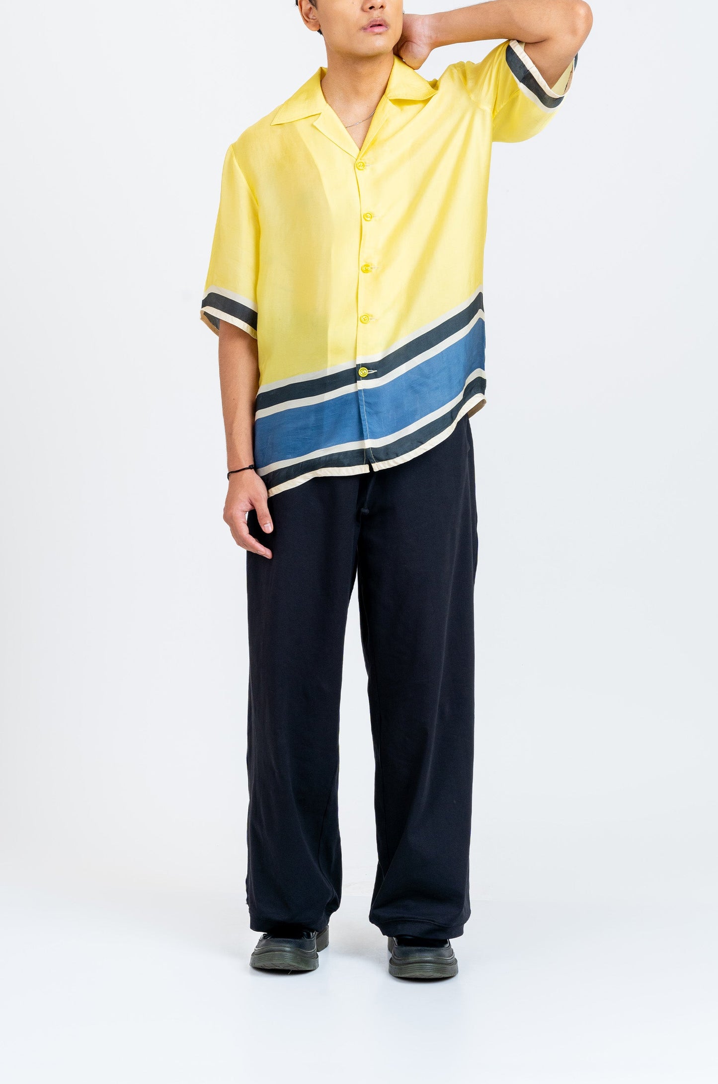 The Racer Stripe Shirt (Yellow)