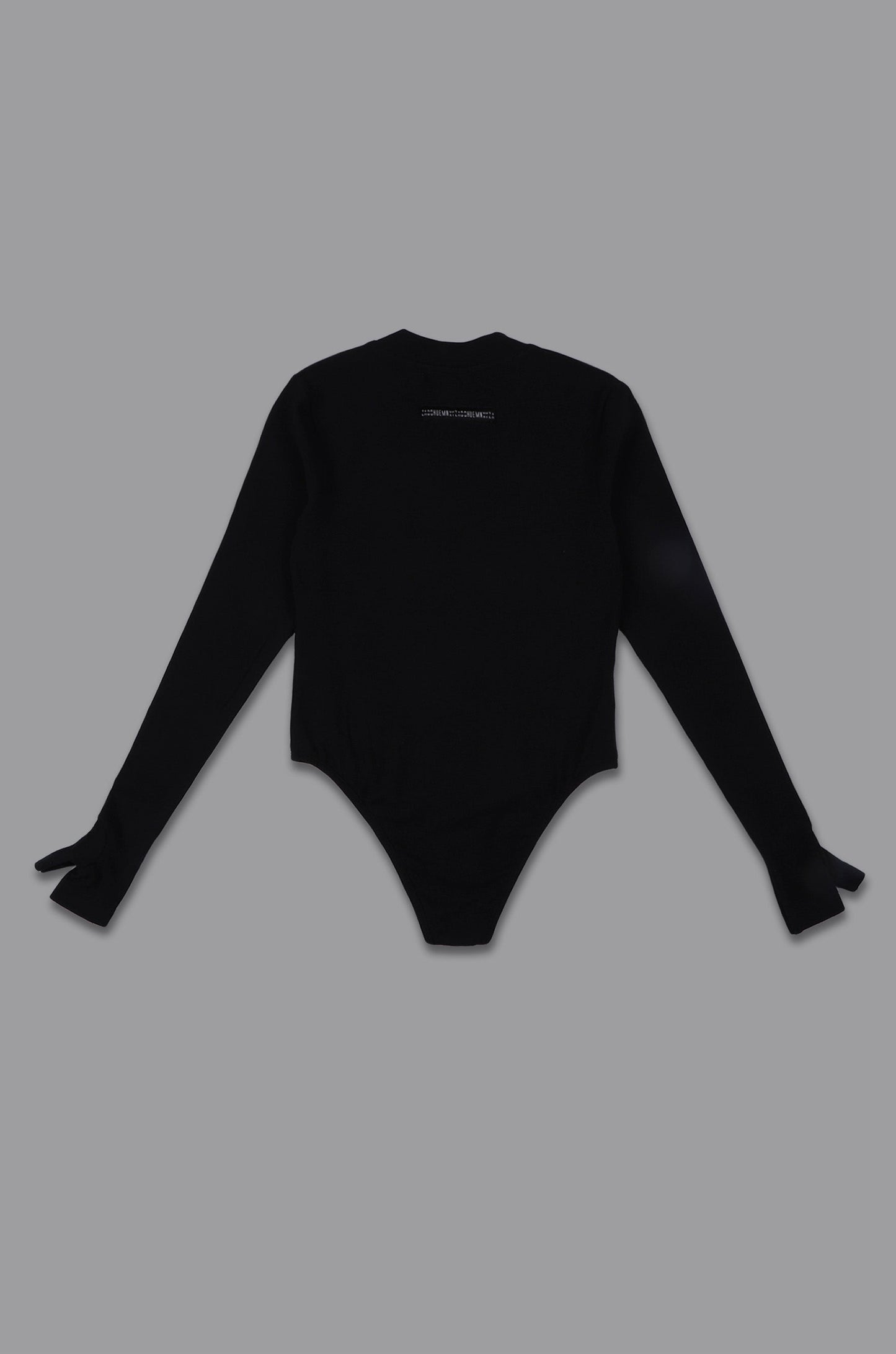 SuperHUEMN Striped Bodysuit (Black)
