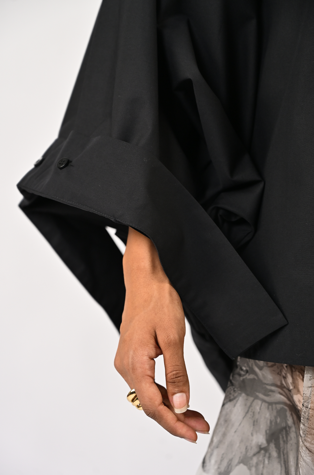 HUEMN Kaftan kurta hybrid - Black