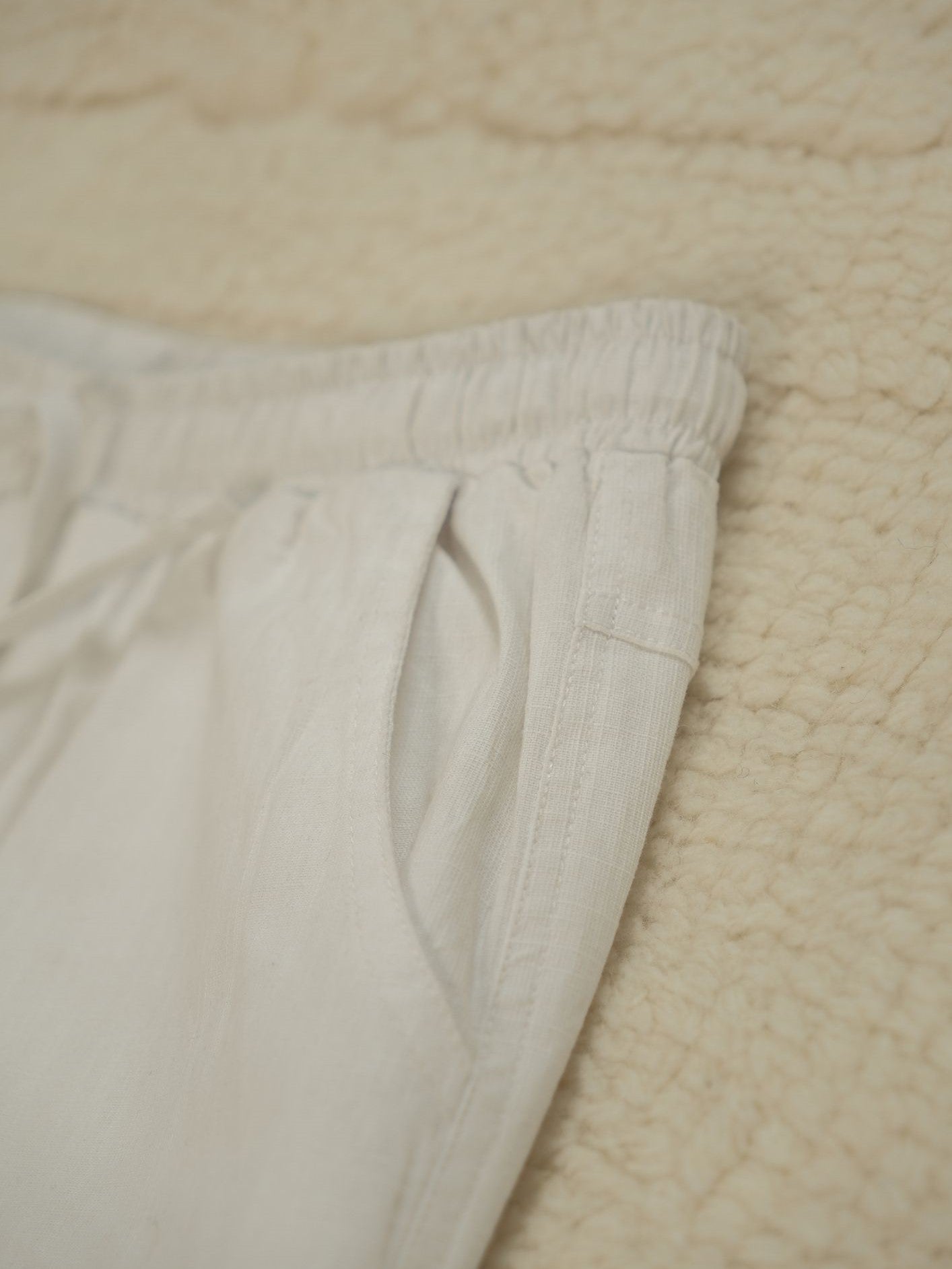 Linen Pant - Vanila White