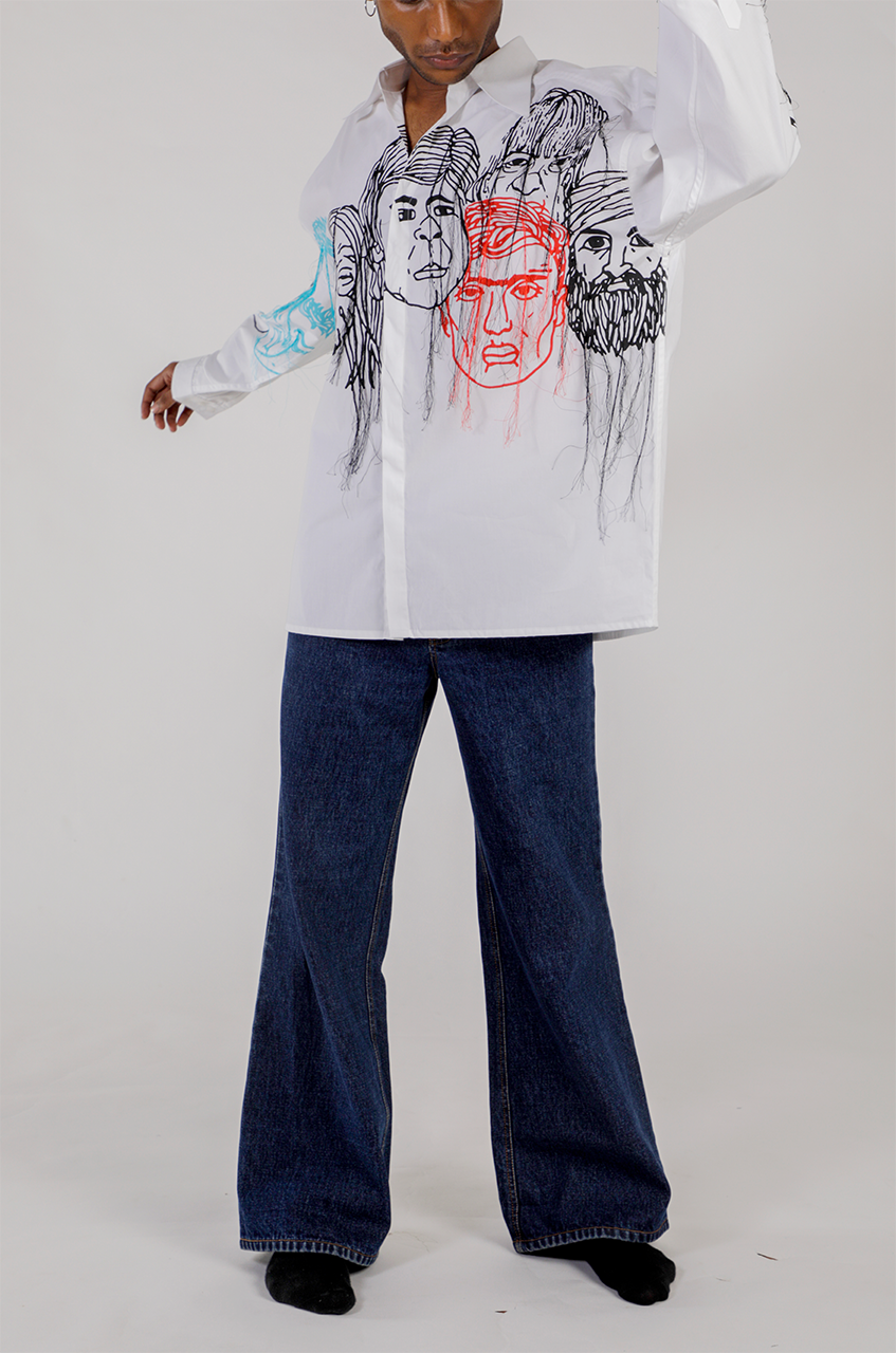 Handcrafted Diversity Stream Shirt 2.0 (White)