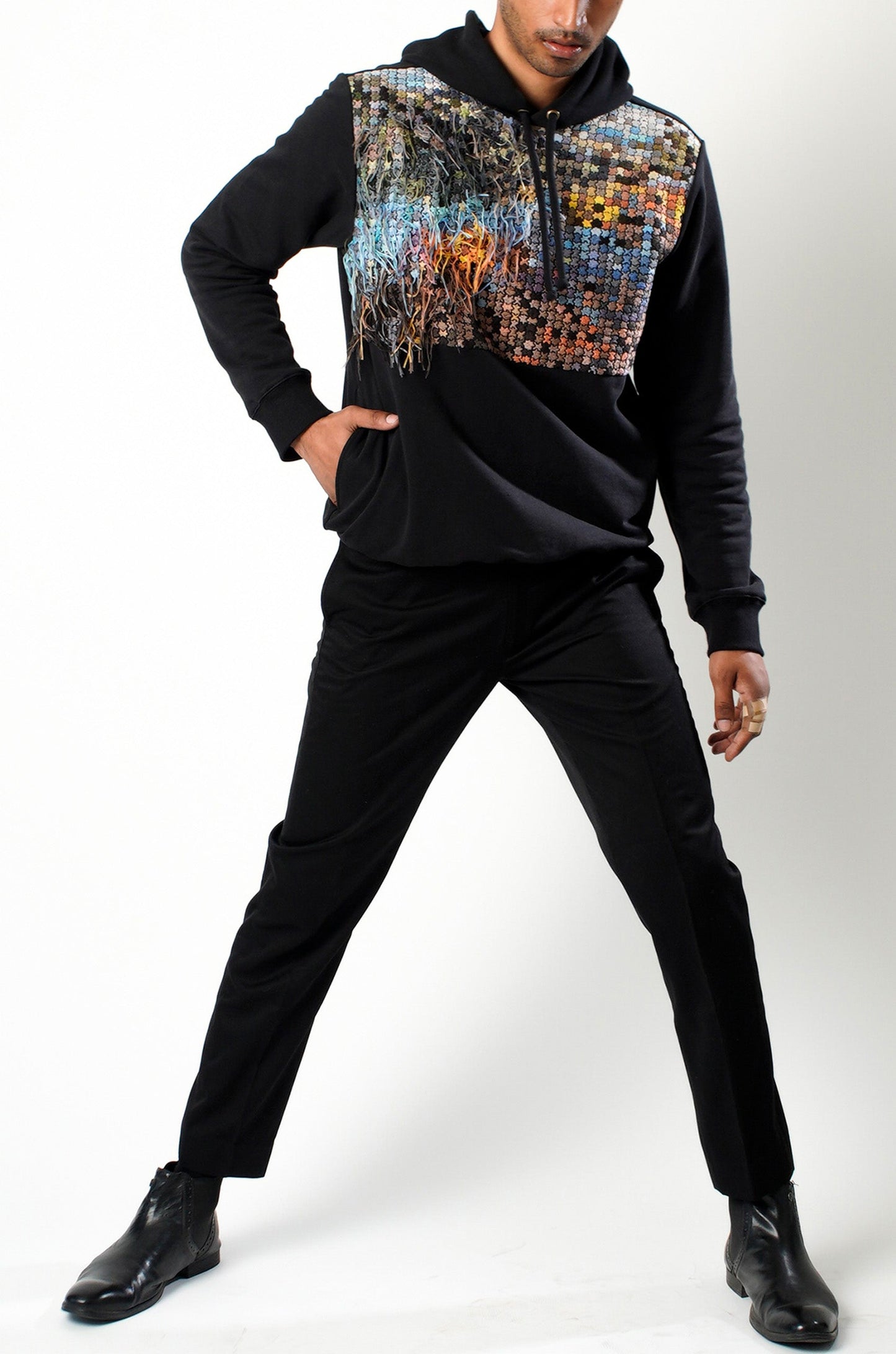 Handcrafted 'Pixel' Hoodie