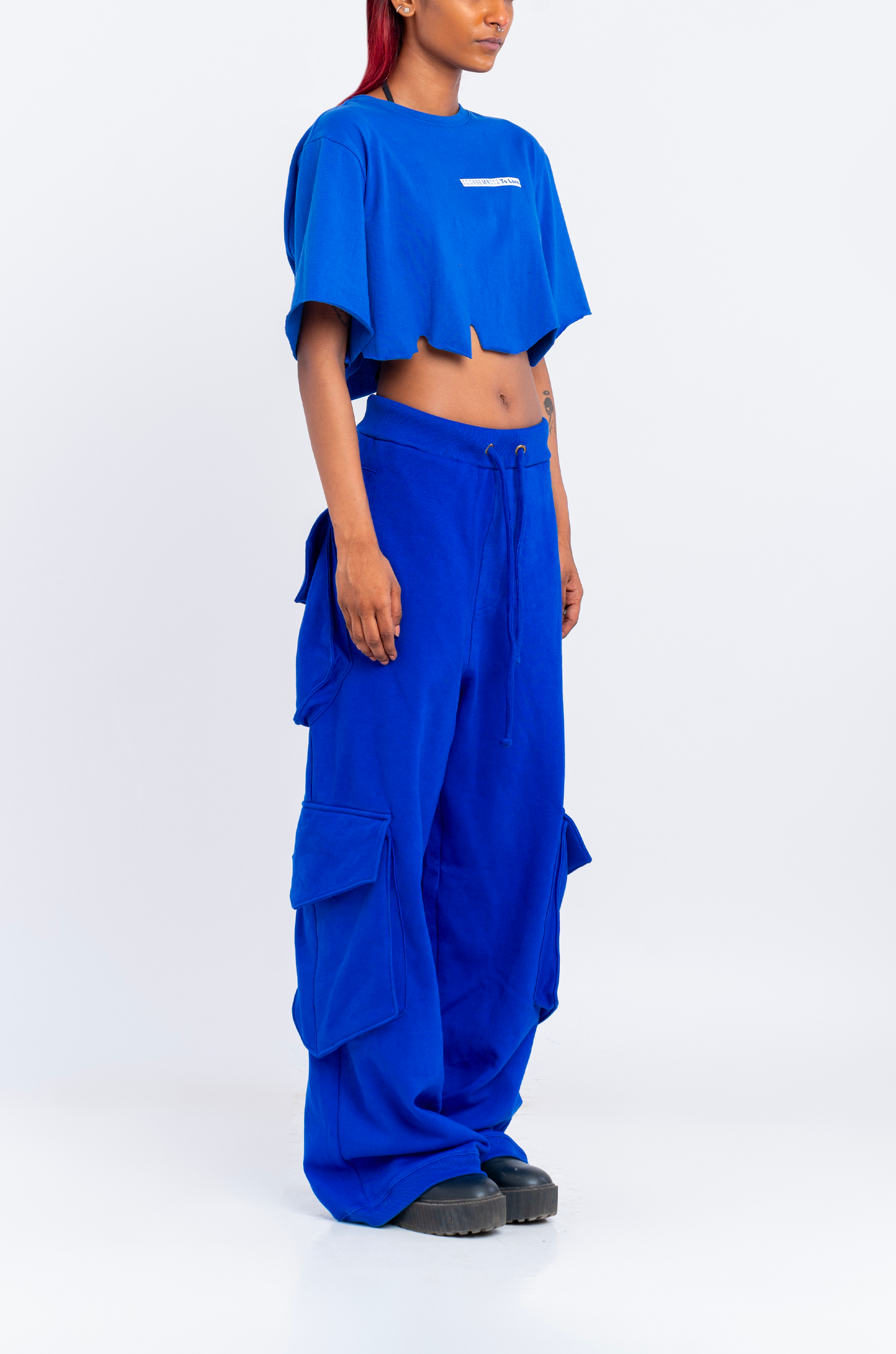 Huemn Flap Pocket Sweatpant (Blue)