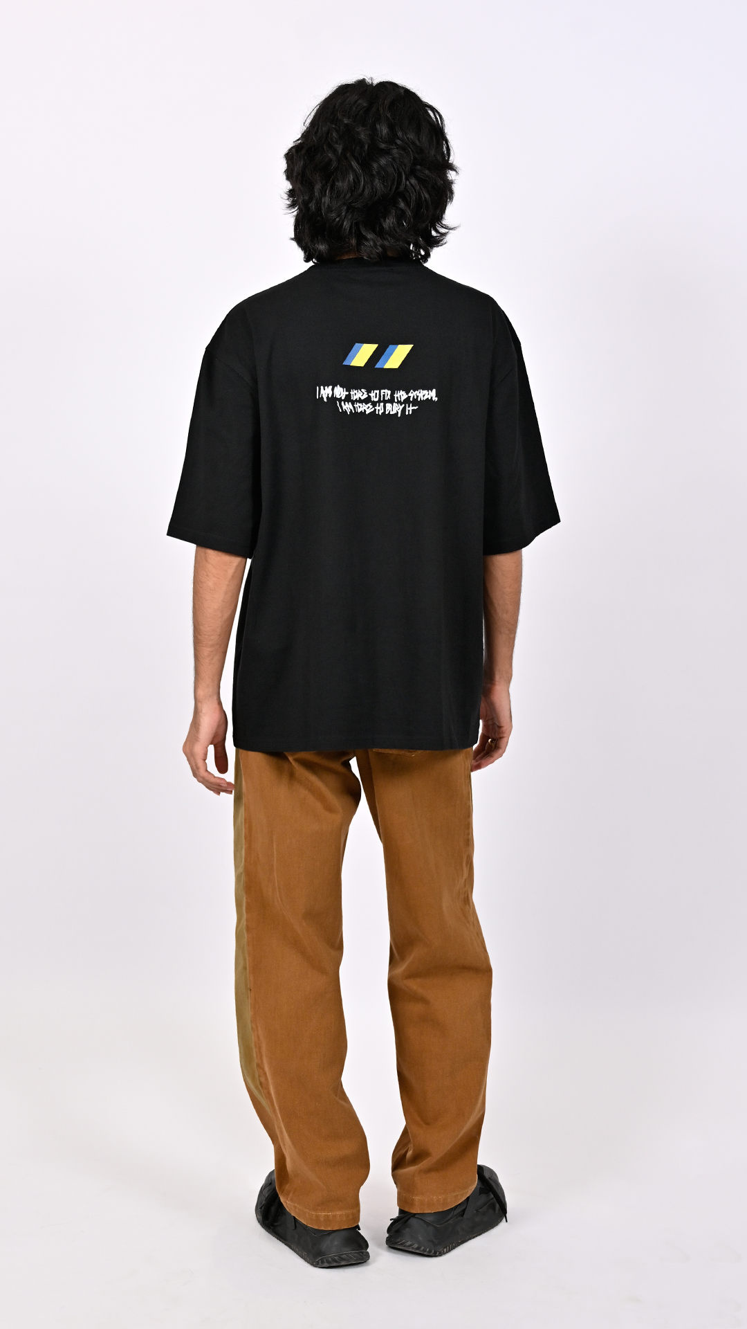 'On fire' T-shirt (Black)