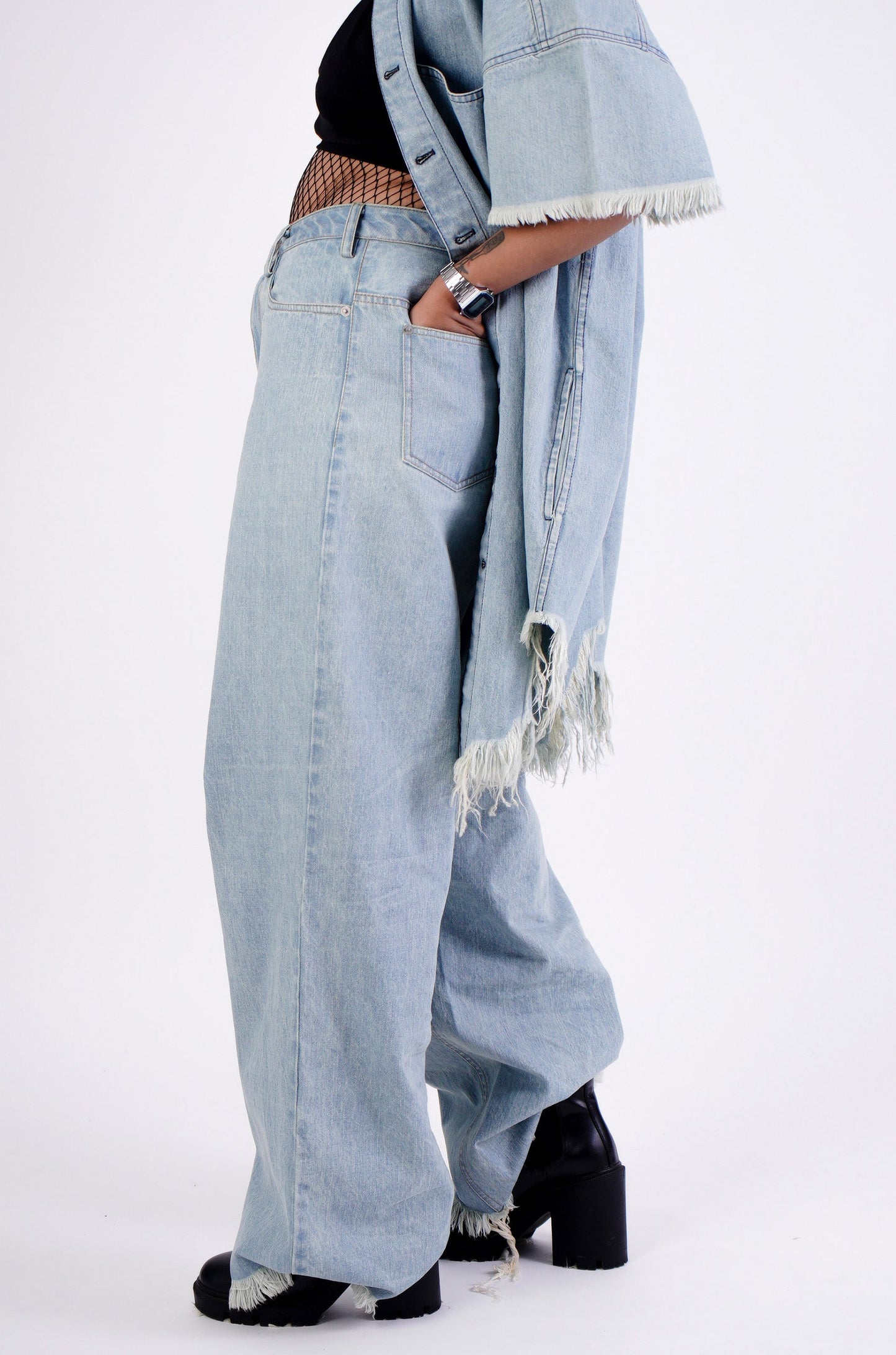 Wide Legged Darwyn Jeans (Light Wash)