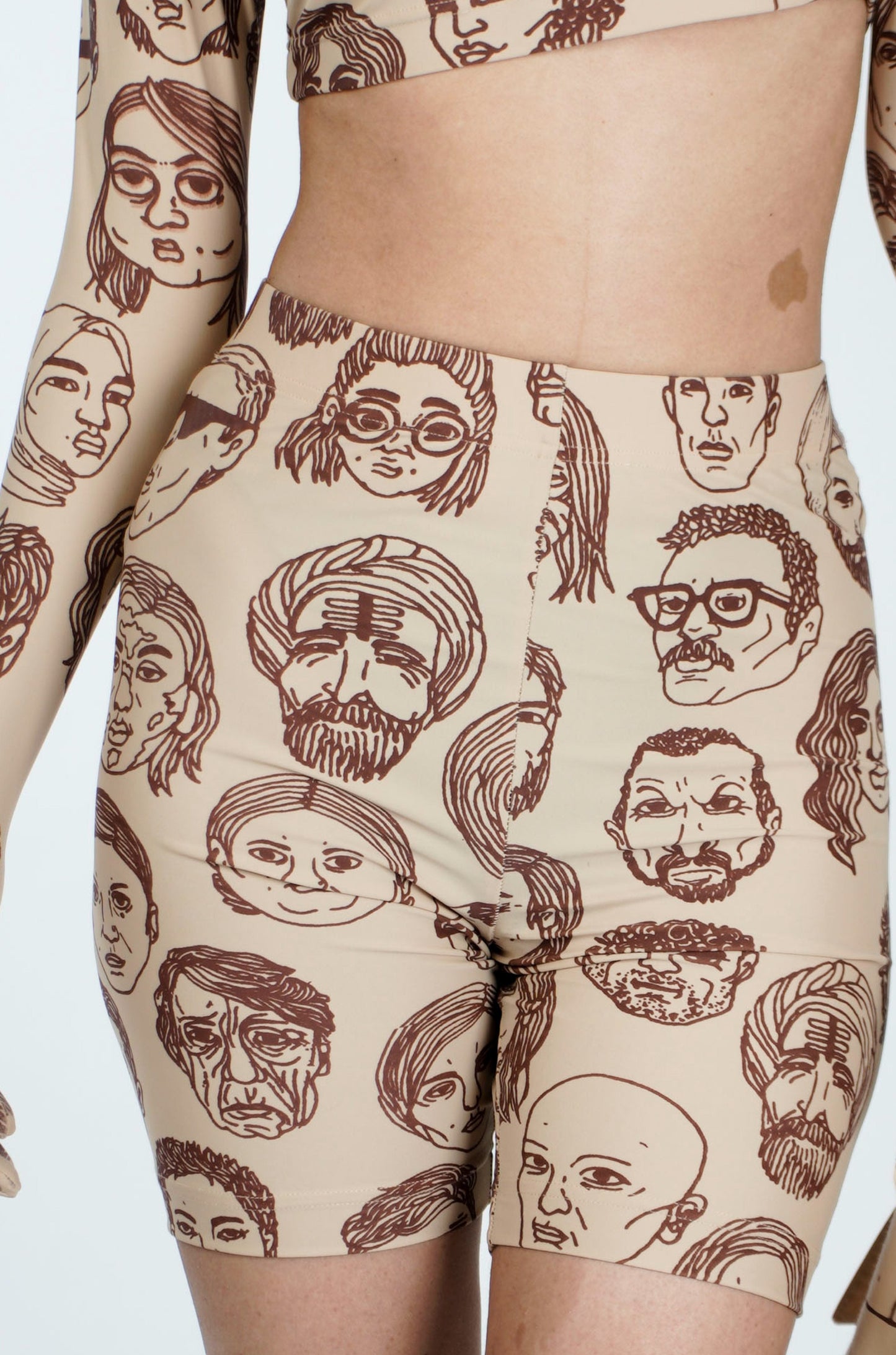 Diversity Bike Shorts (Beige)