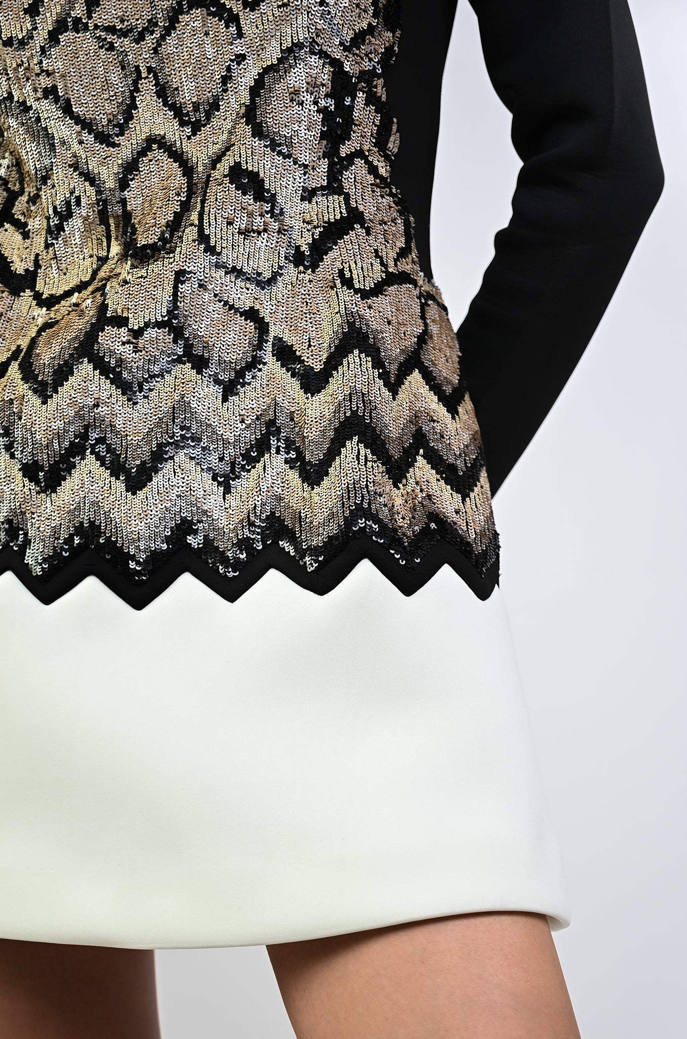A-line 'Snake-skin' dress