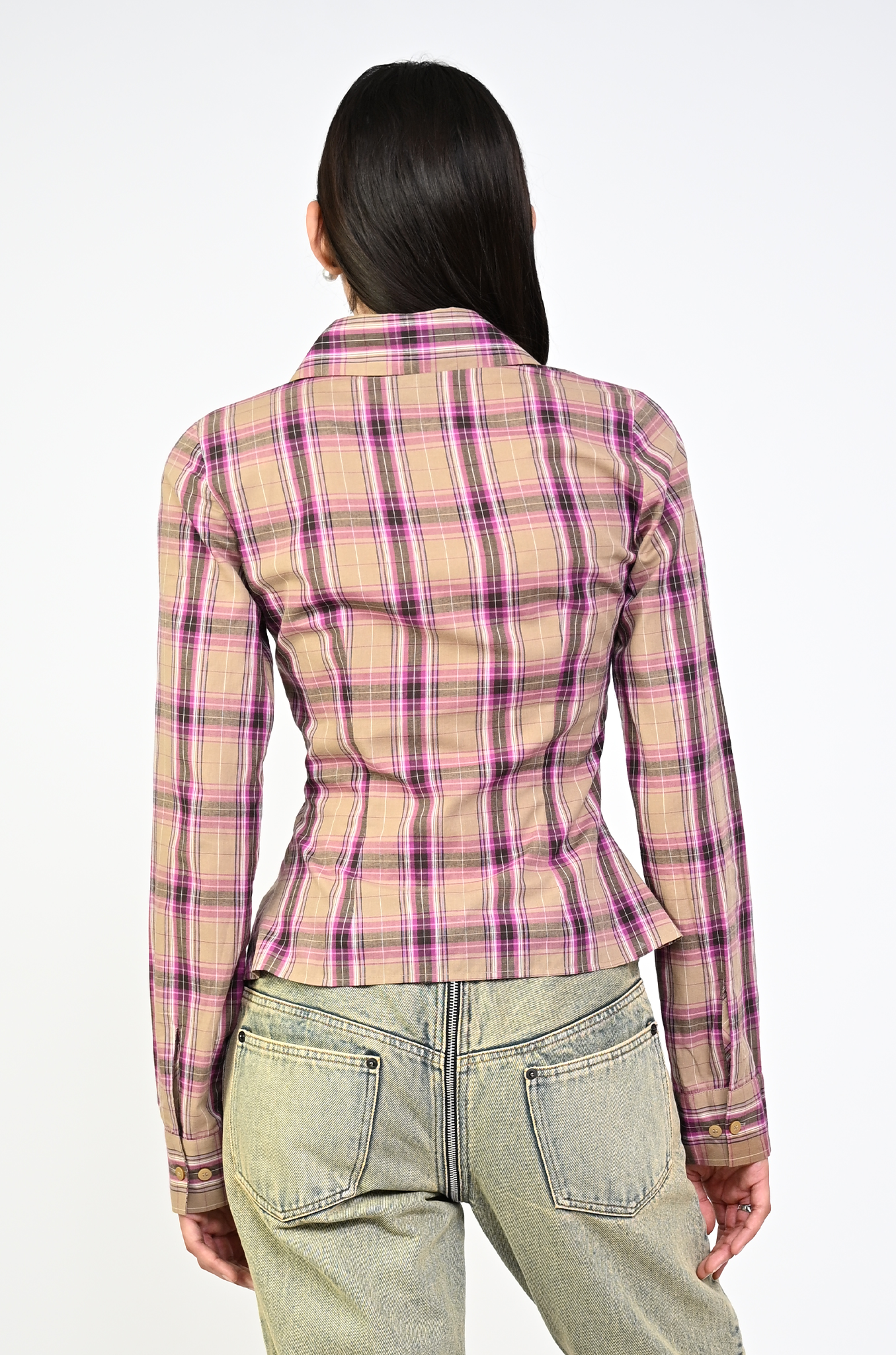 HUEMN Corset style shirt (Brown)