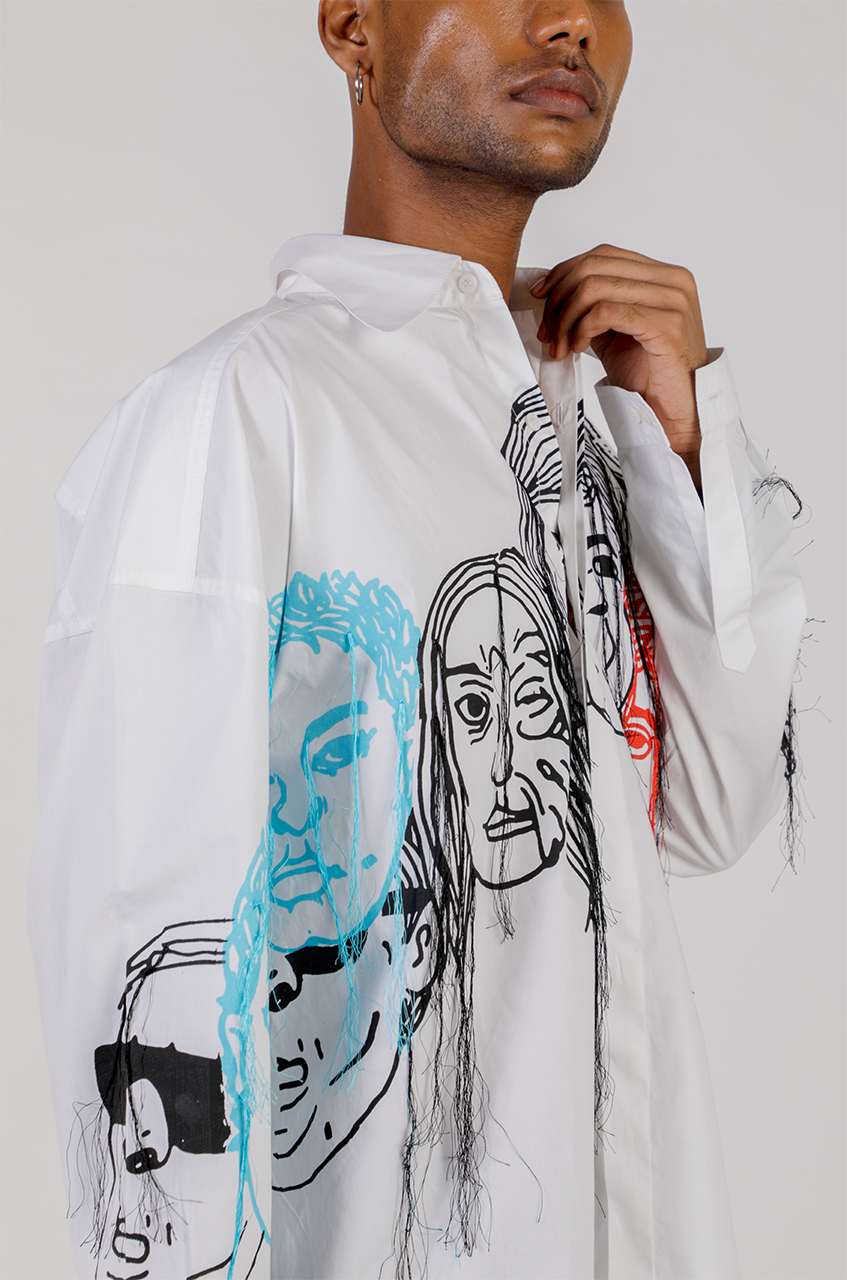 Handcrafted Diversity Stream Shirt 2.0 (White)