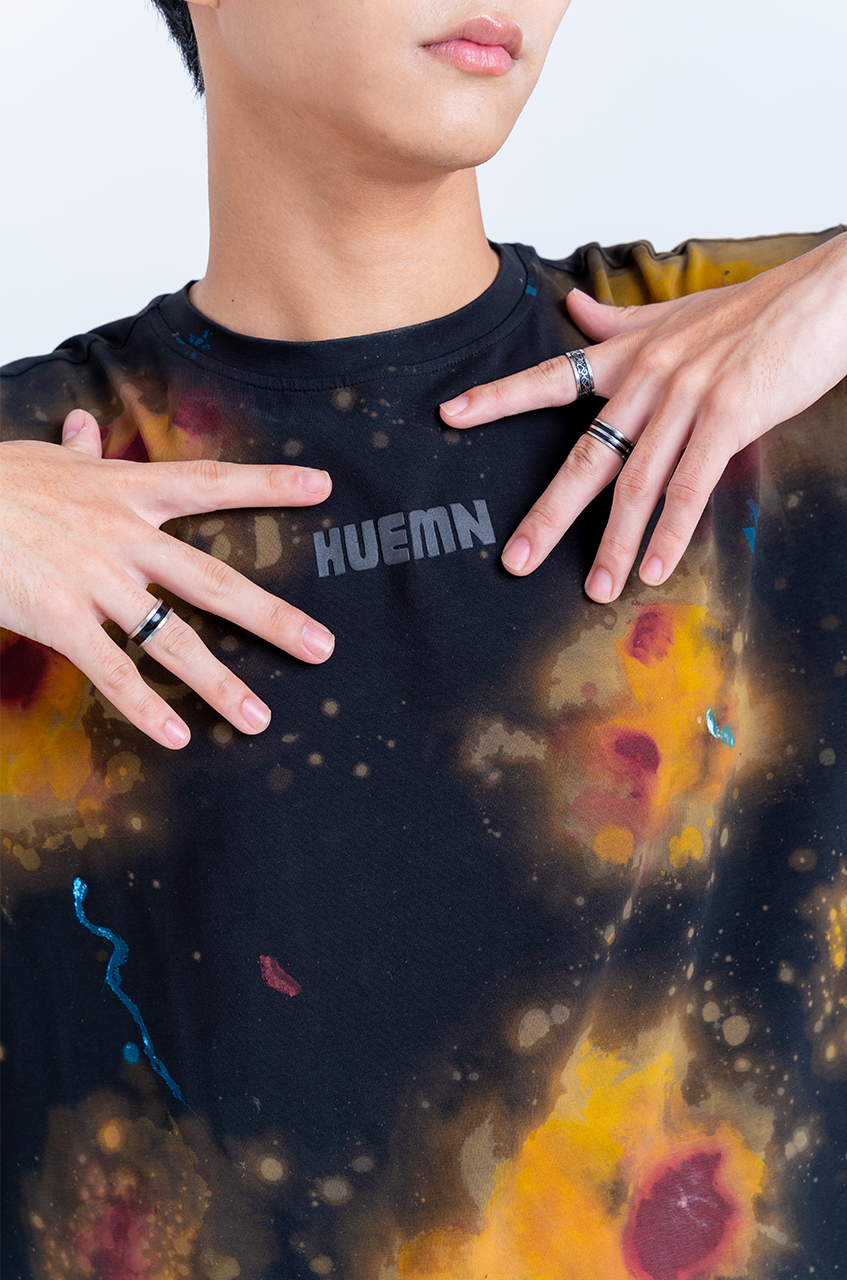 Huemn Blood Washed Starlight T-Shirt (Black)