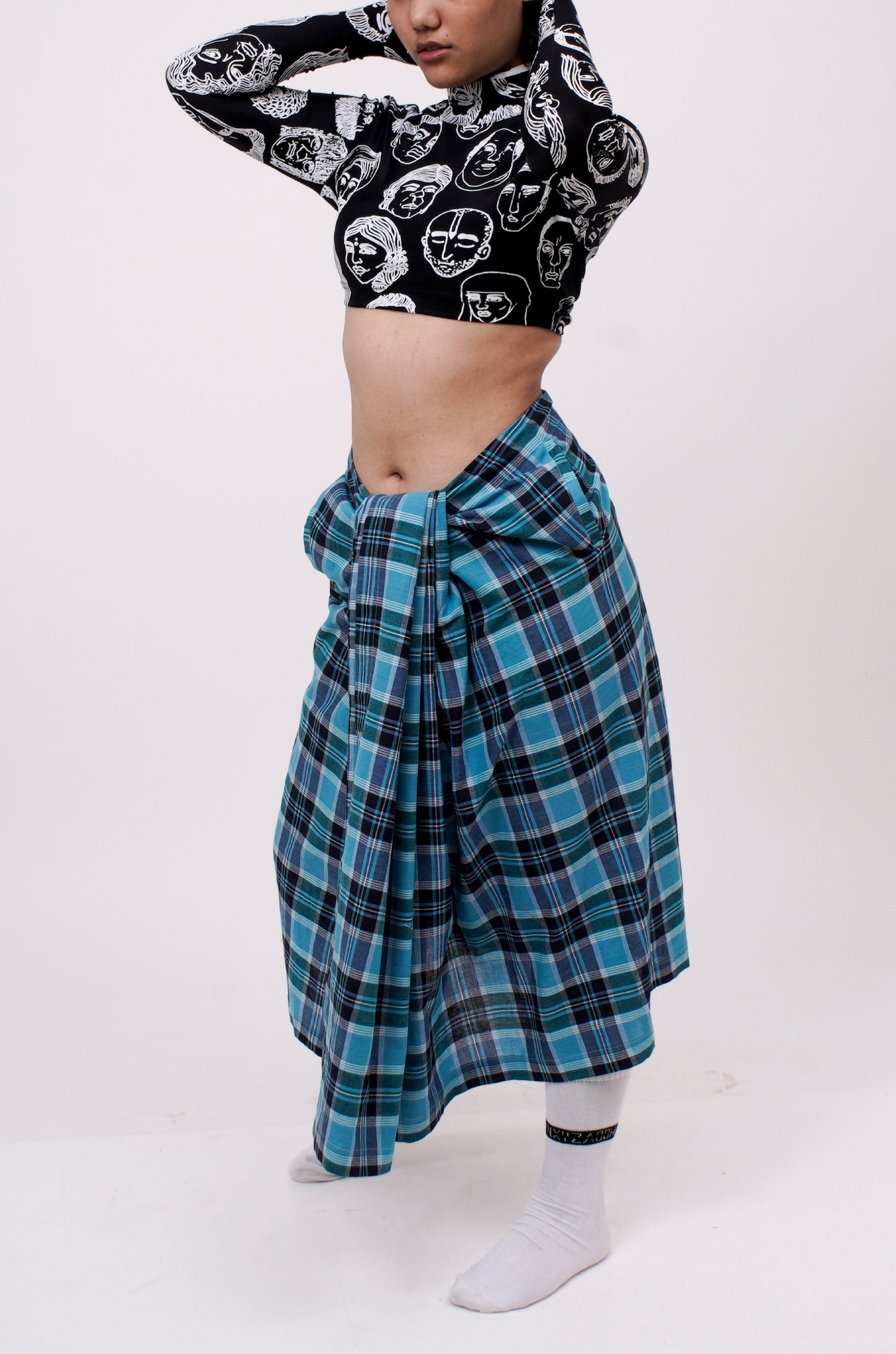 The Madras Lungi Skirt