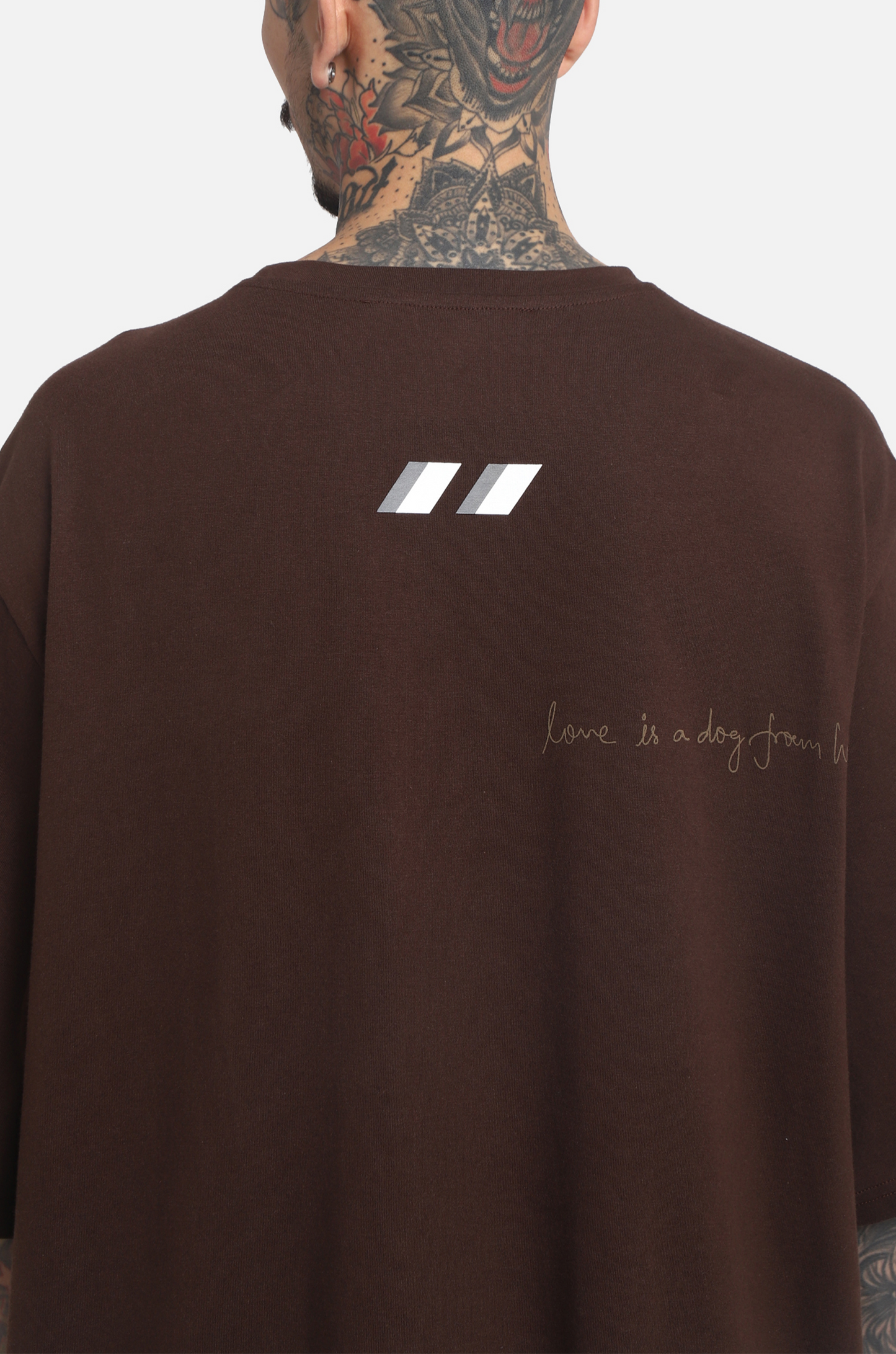 The HUEMN Skull T-shirt (Chocolate Brown) : Edition 2