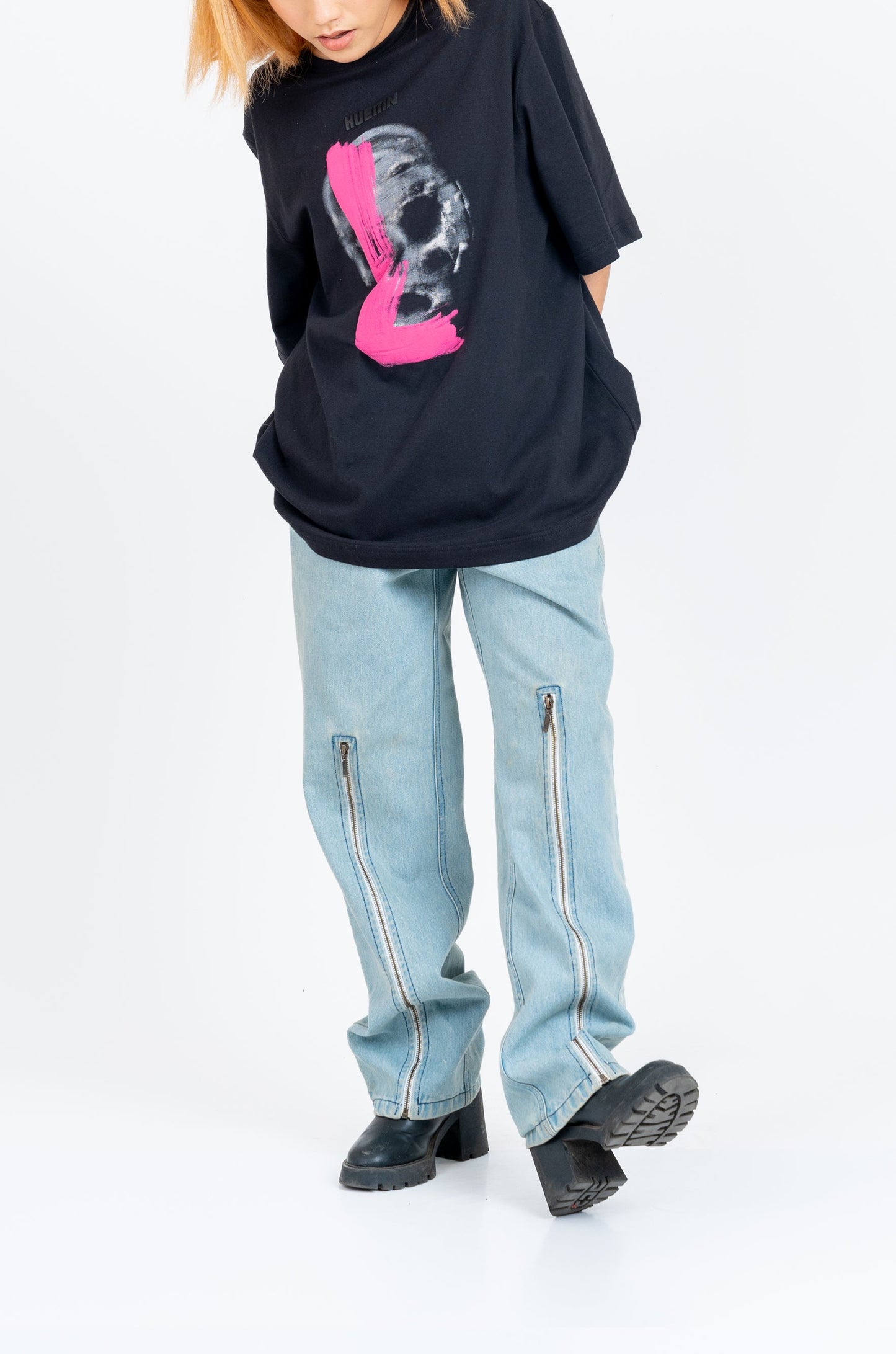 The HUEMN Skull T-shirt (Black) : Edition 2