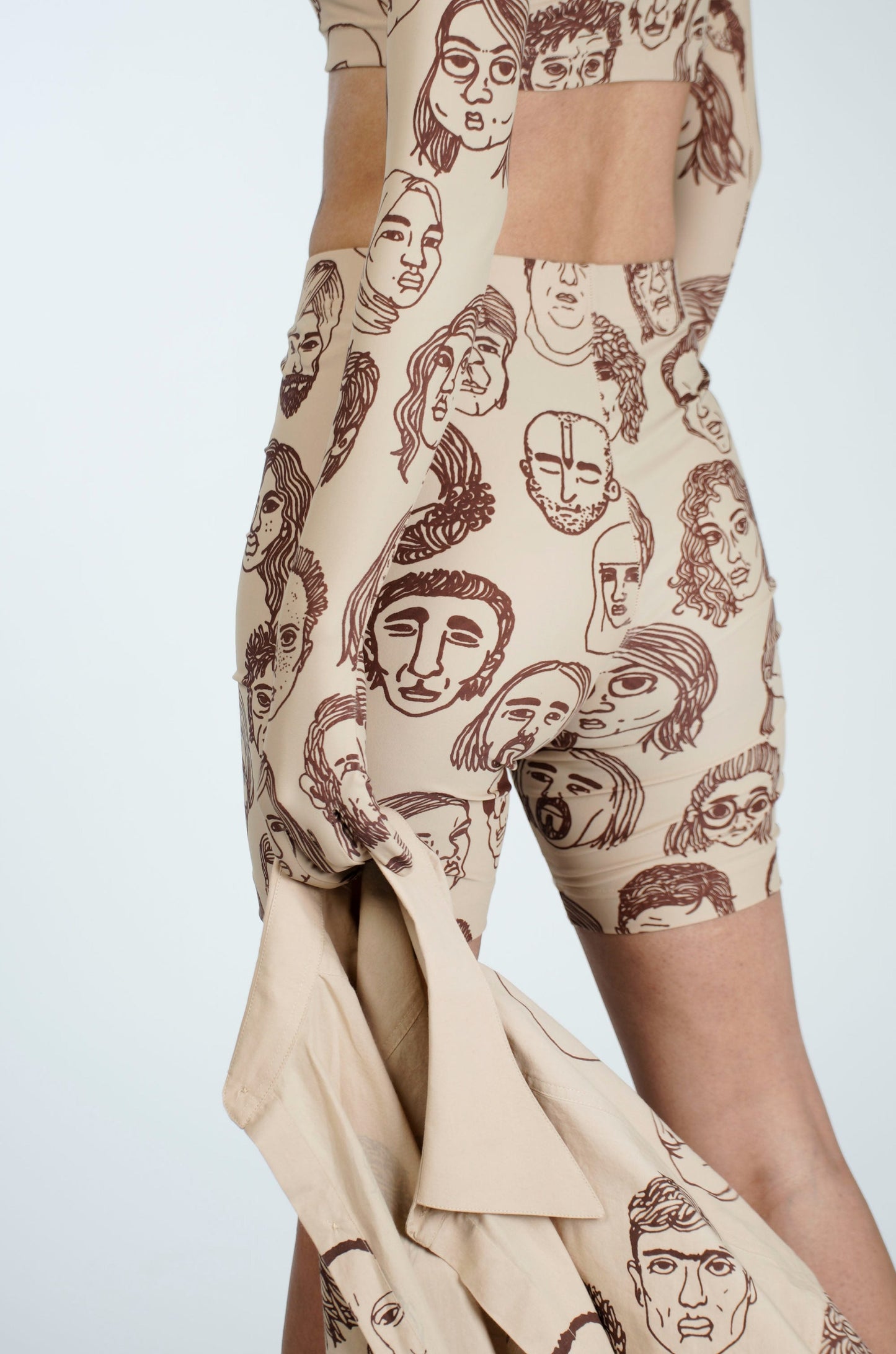 Diversity Bike Shorts (Beige)