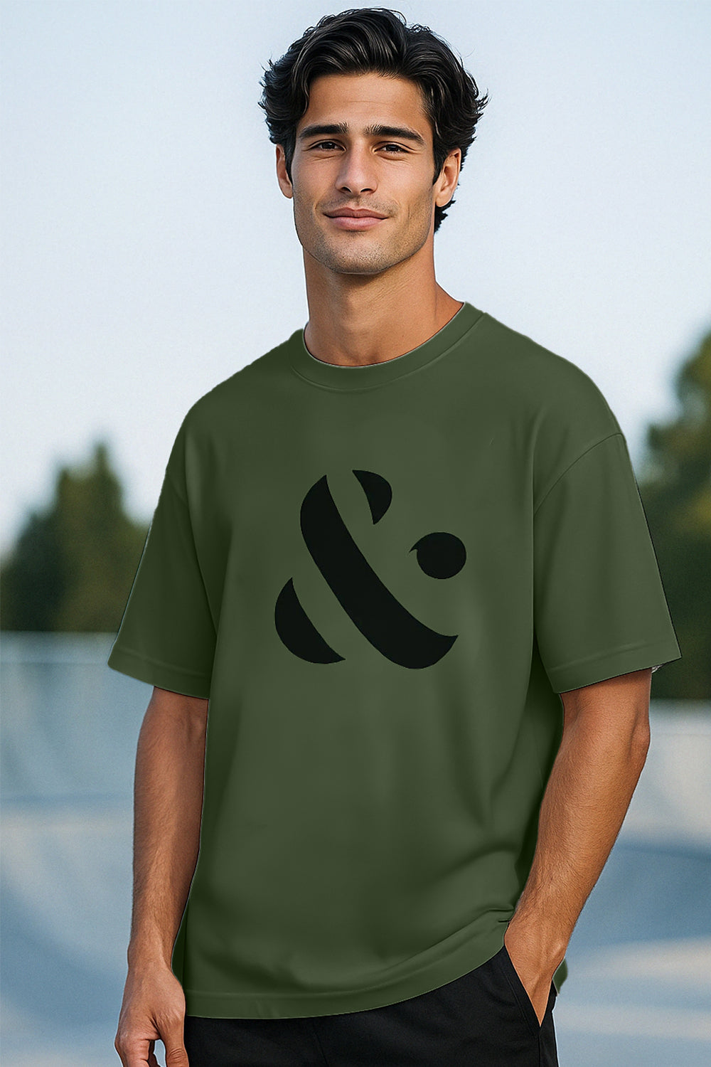 & Life Goes On Oversized T-Shirt