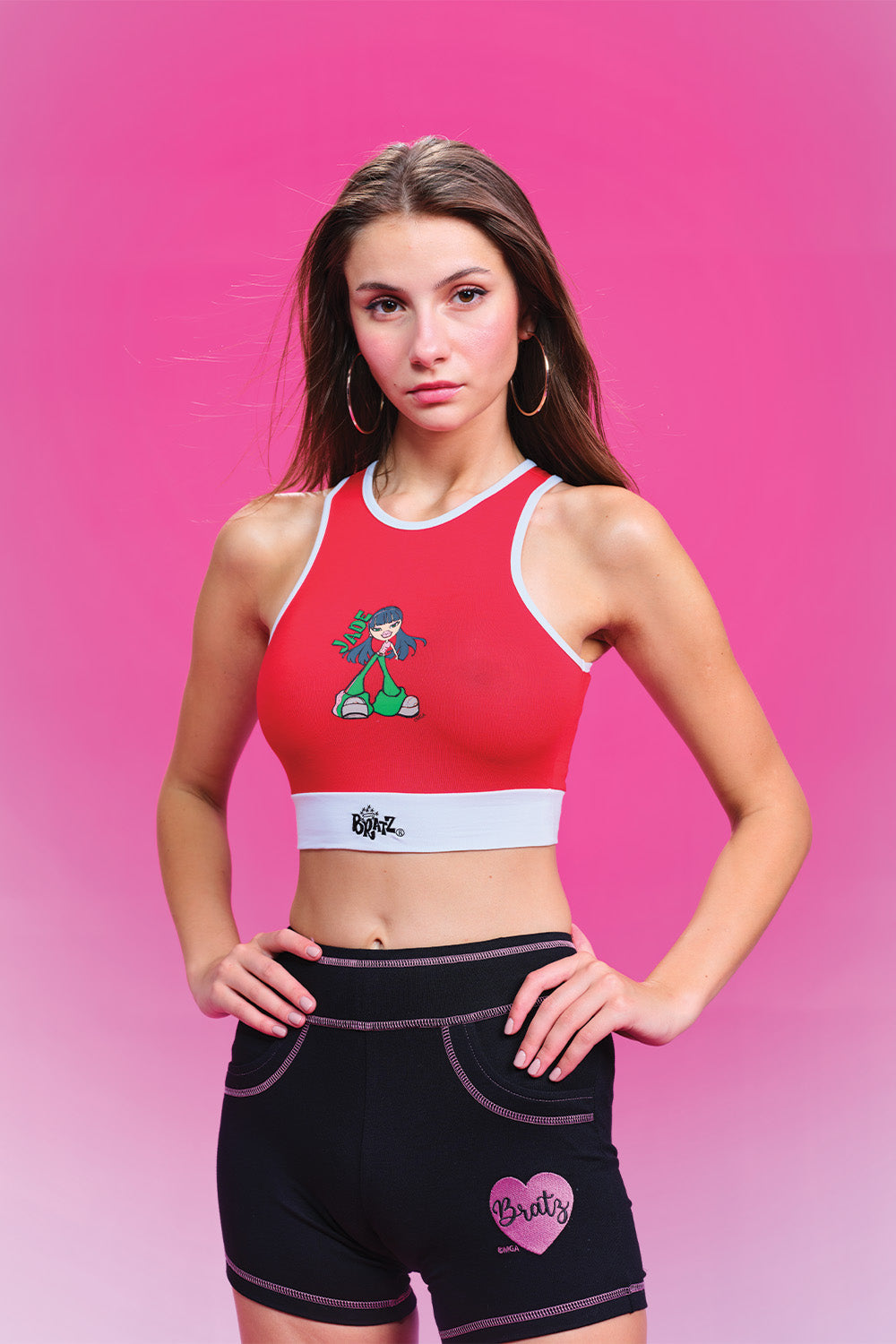 Jade Crop Sports Tank