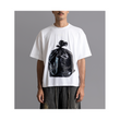 'Garbage bag' T-shirt (White)